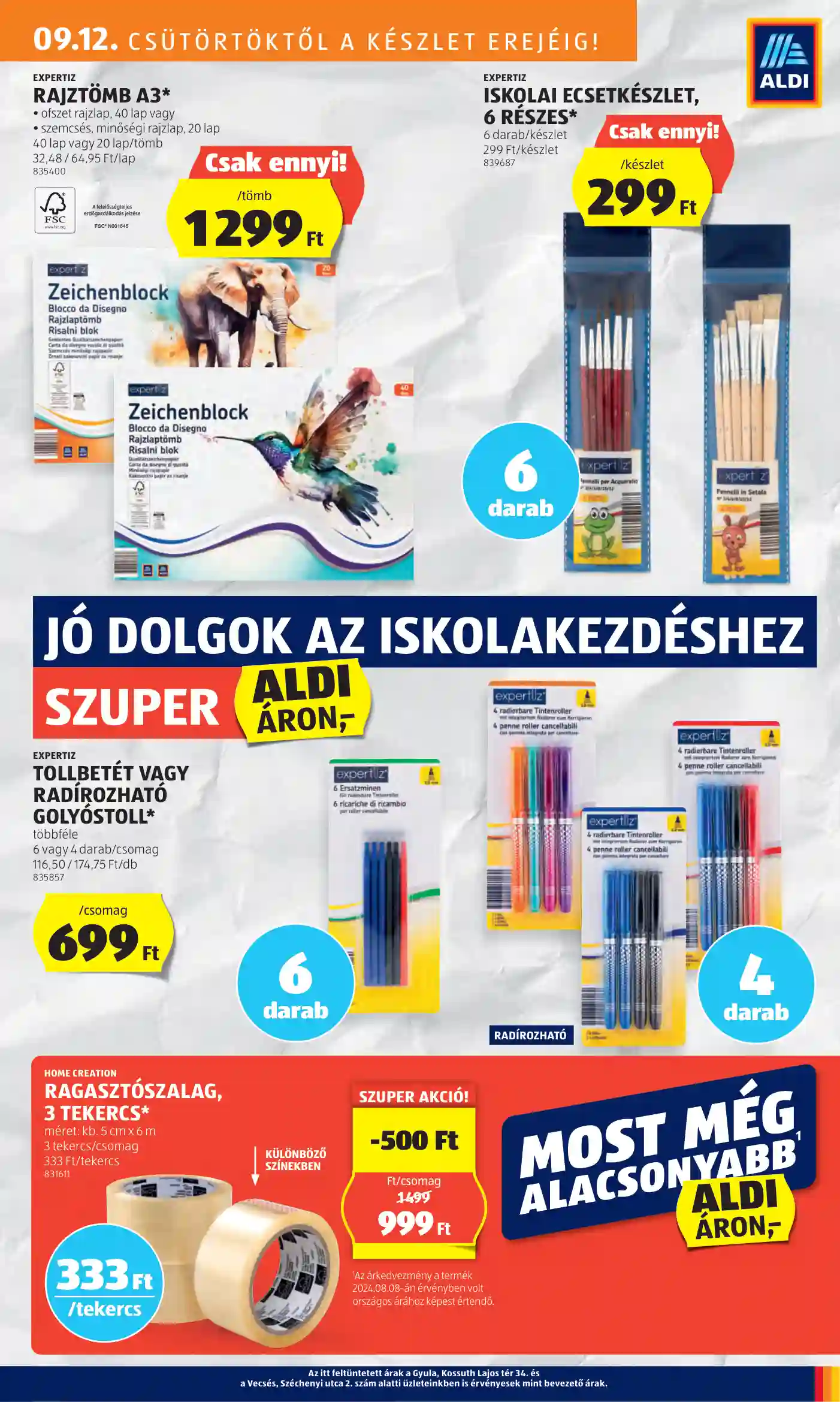 Aldi akciós újság 37. hét (9 oldal)