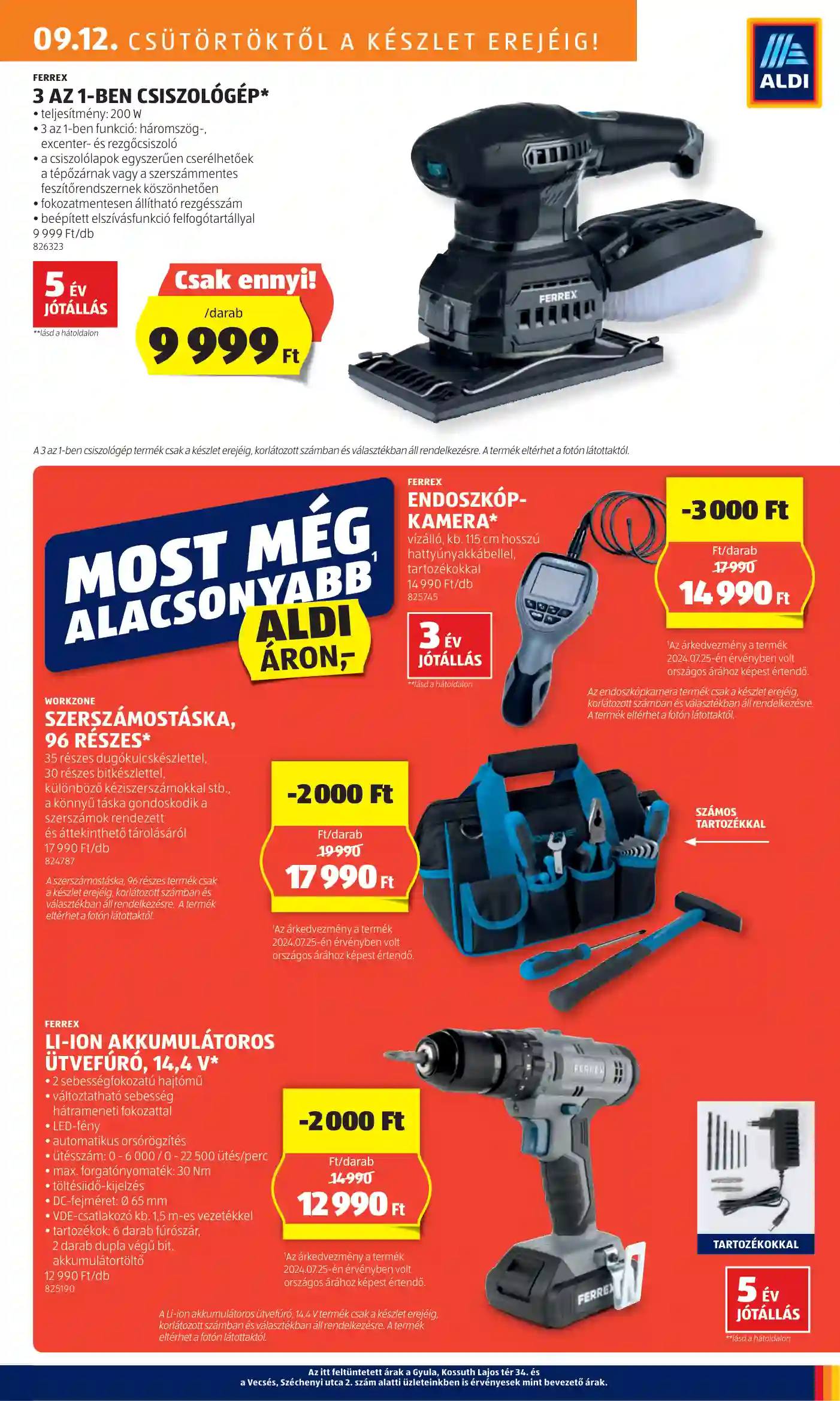 Aldi akciós újság 37. hét (18 oldal)