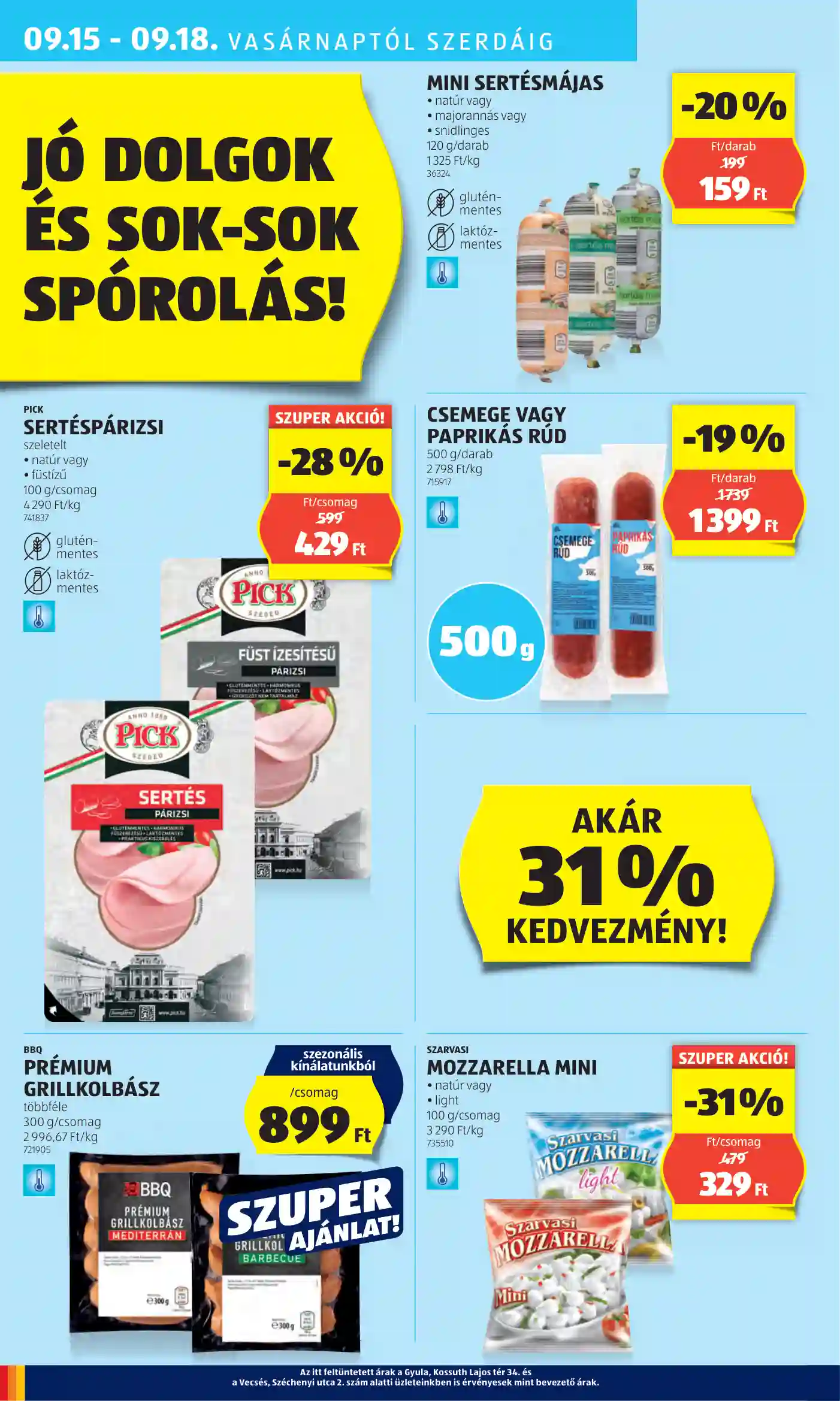 Aldi akciós újság 37. hét (23 oldal)