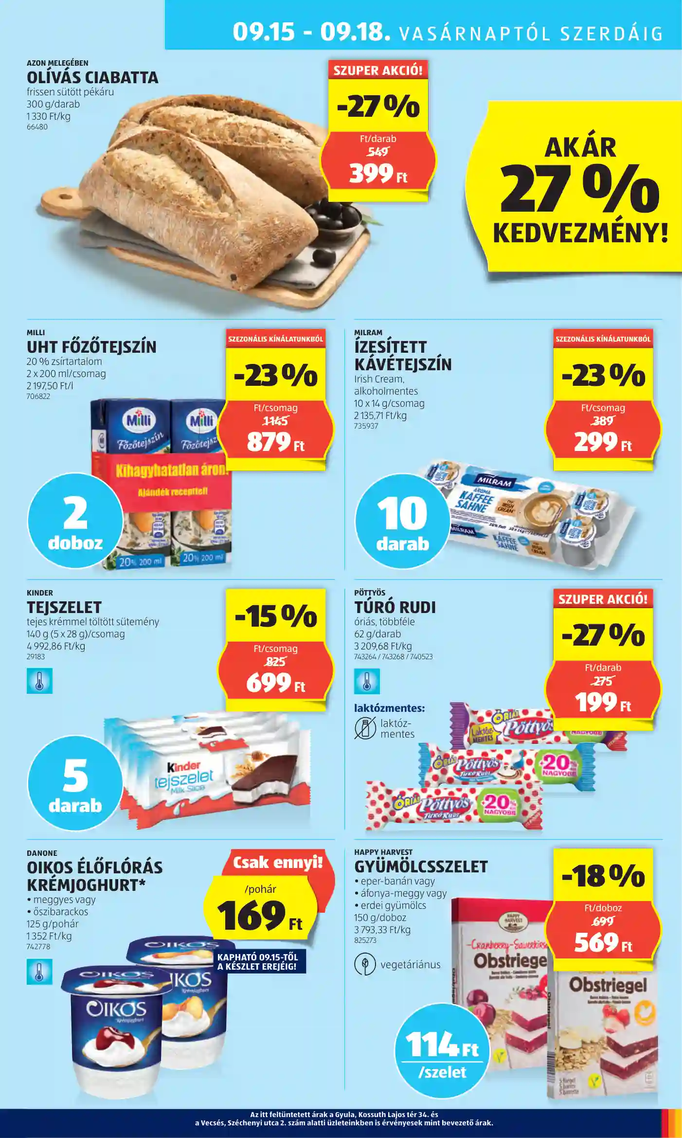 Aldi akciós újság 37. hét (25 oldal)