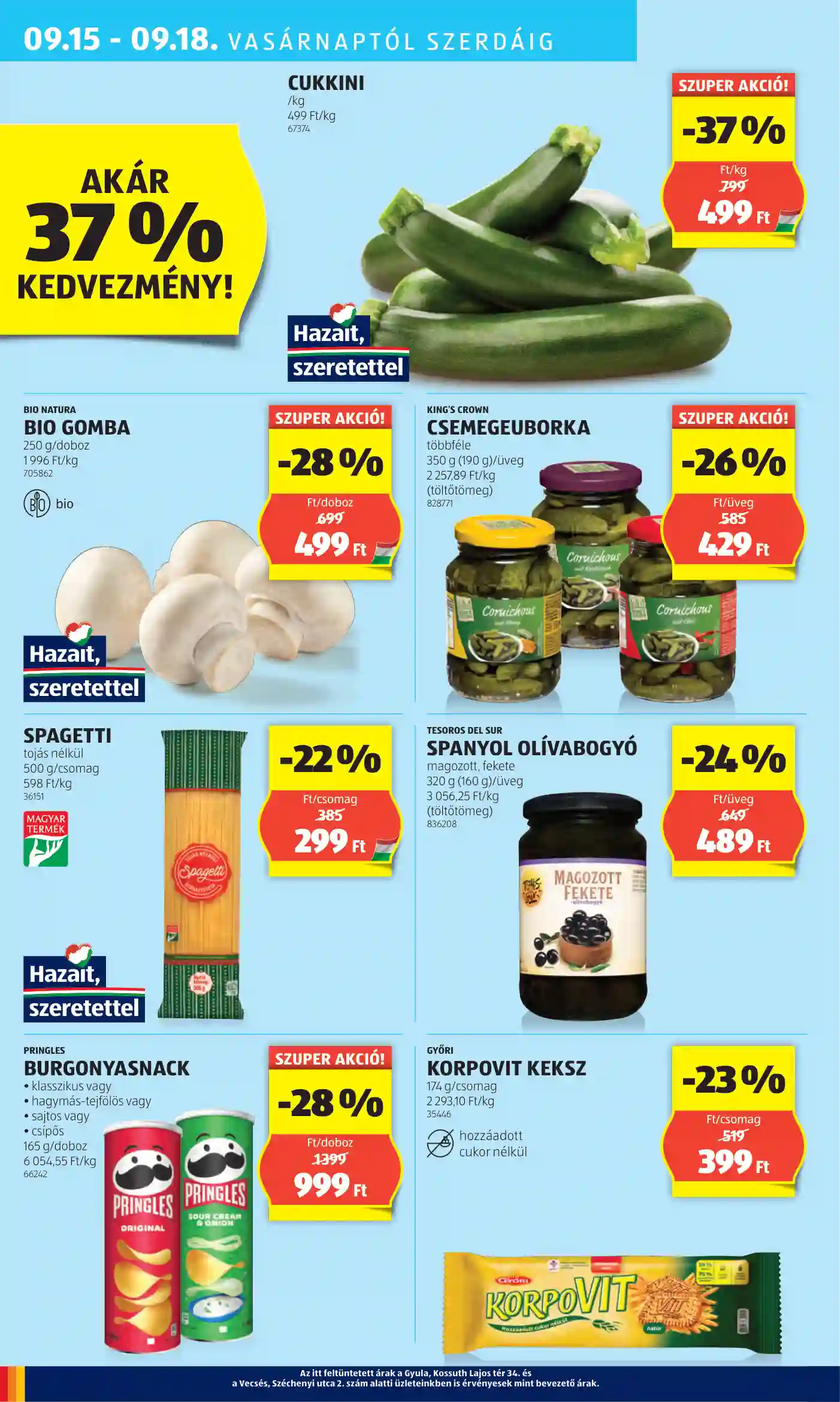 Aldi akciós újság 37. hét (26 oldal)