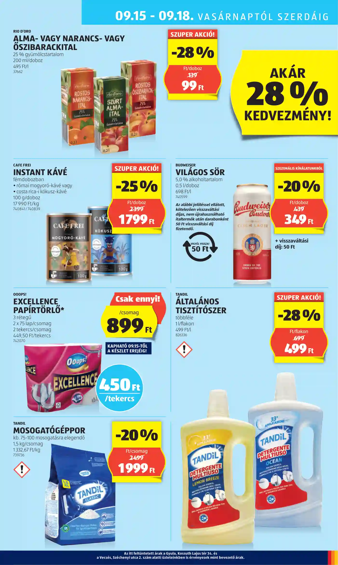 Aldi akciós újság 37. hét (27 oldal)