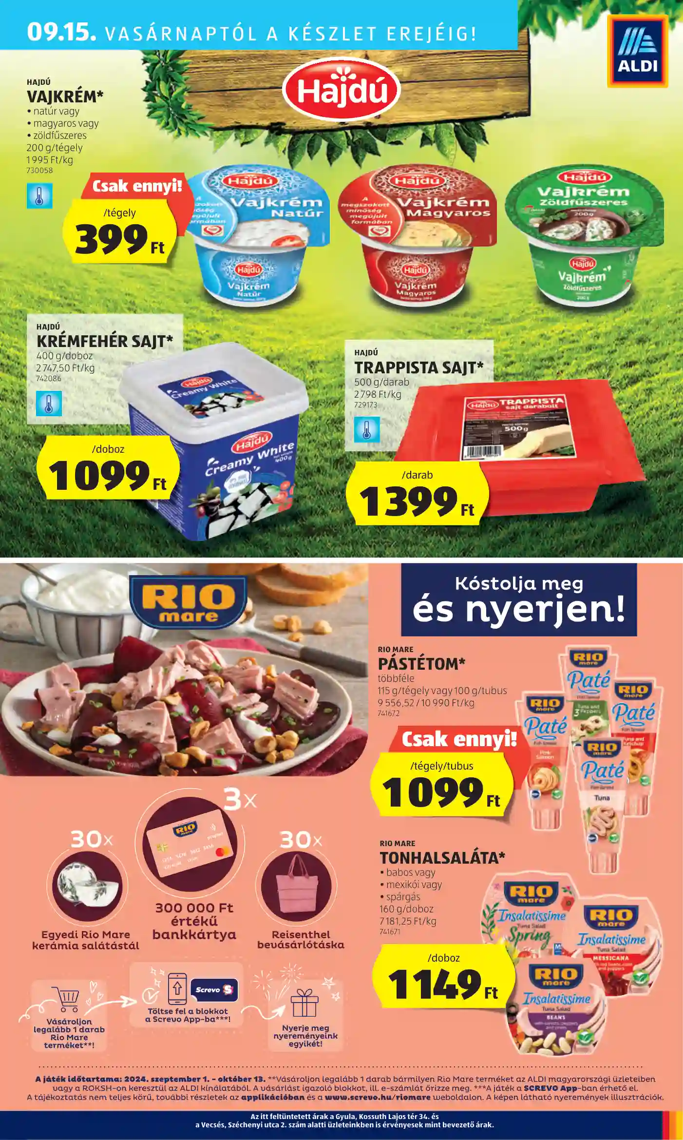 Aldi akciós újság 37. hét (29 oldal)