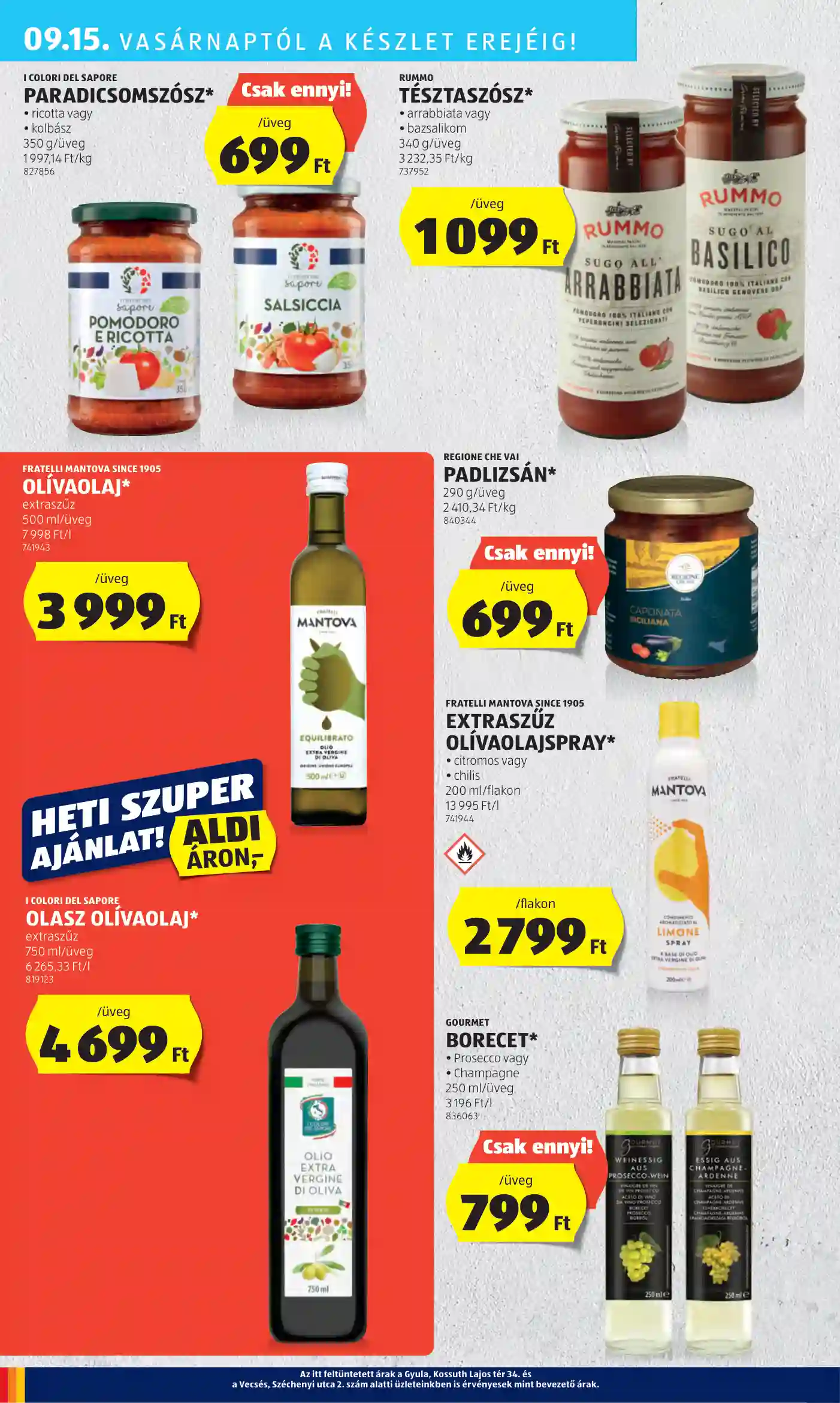 Aldi akciós újság 37. hét (34 oldal)