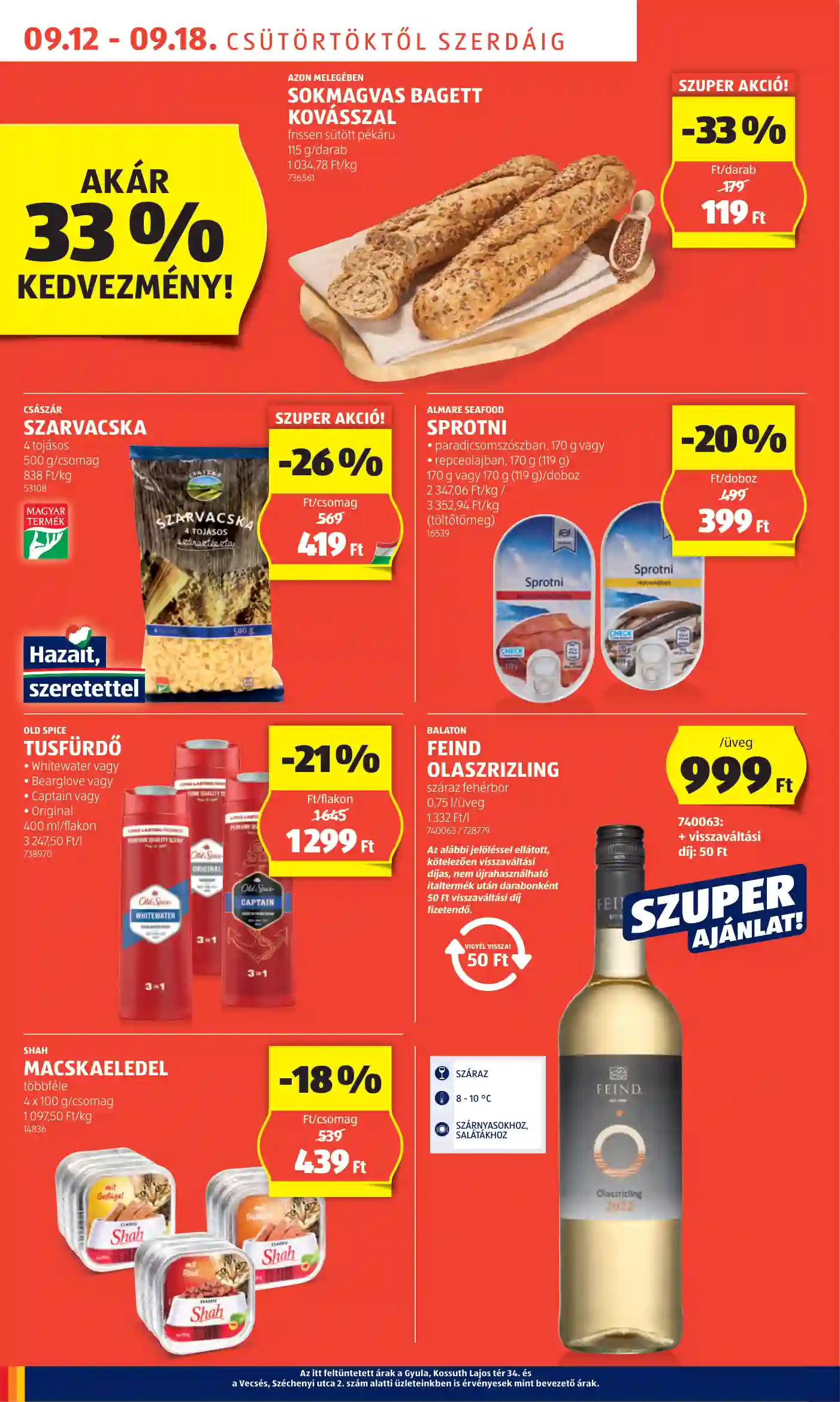 Aldi akciós újság 37. hét (46 oldal)