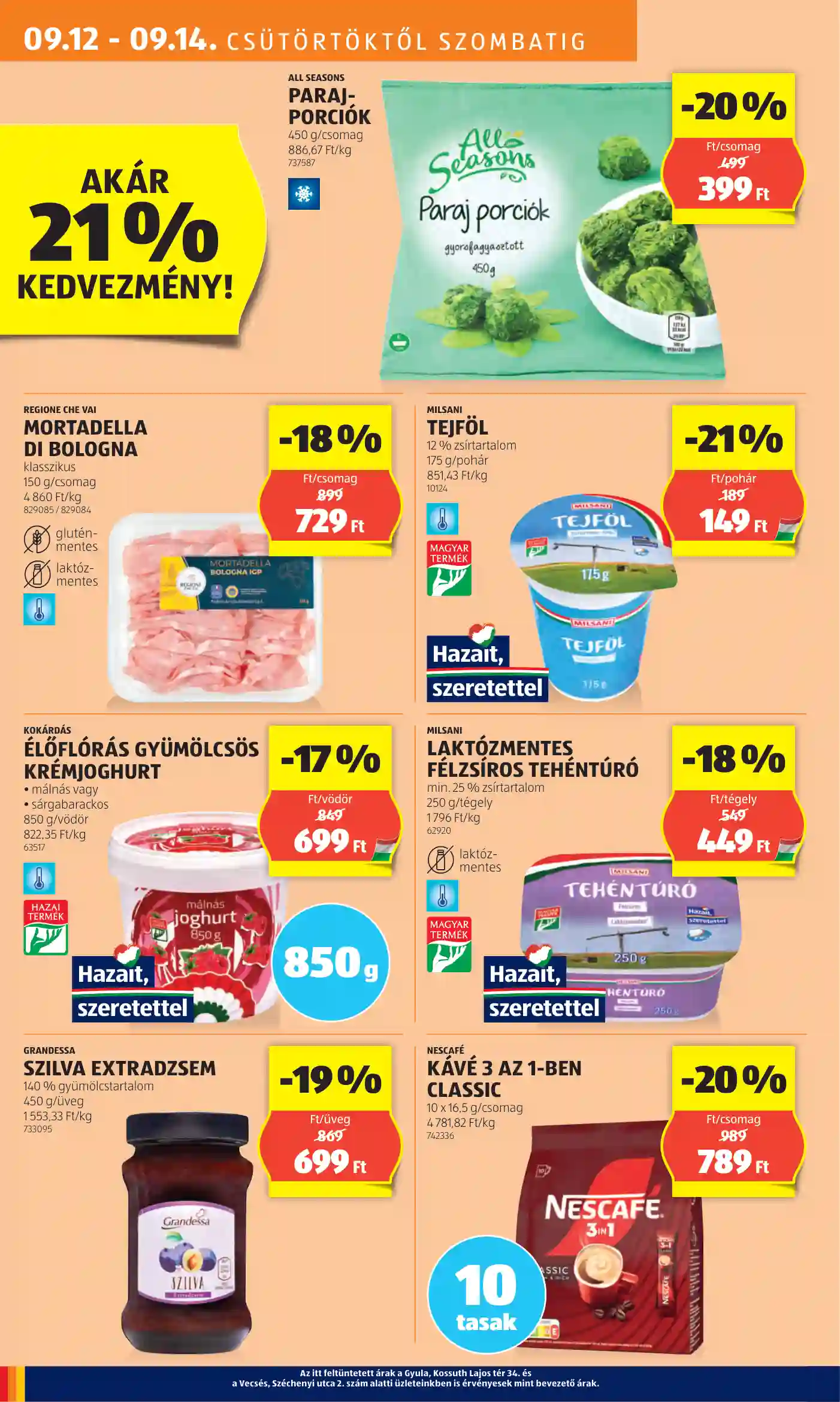 Aldi akciós újság 37. hét (49 oldal)