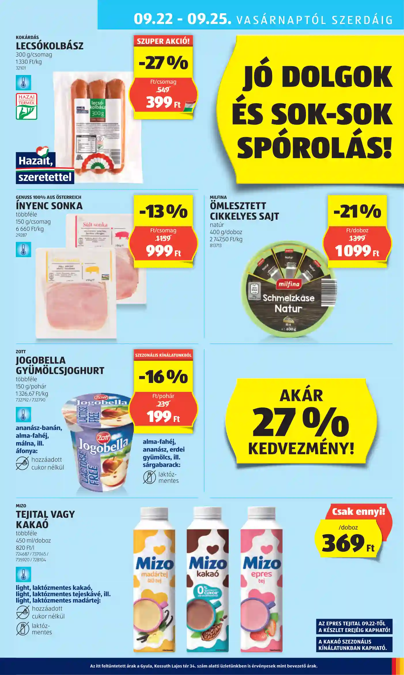 Aldi akciós újság 38. hét (18 oldal)