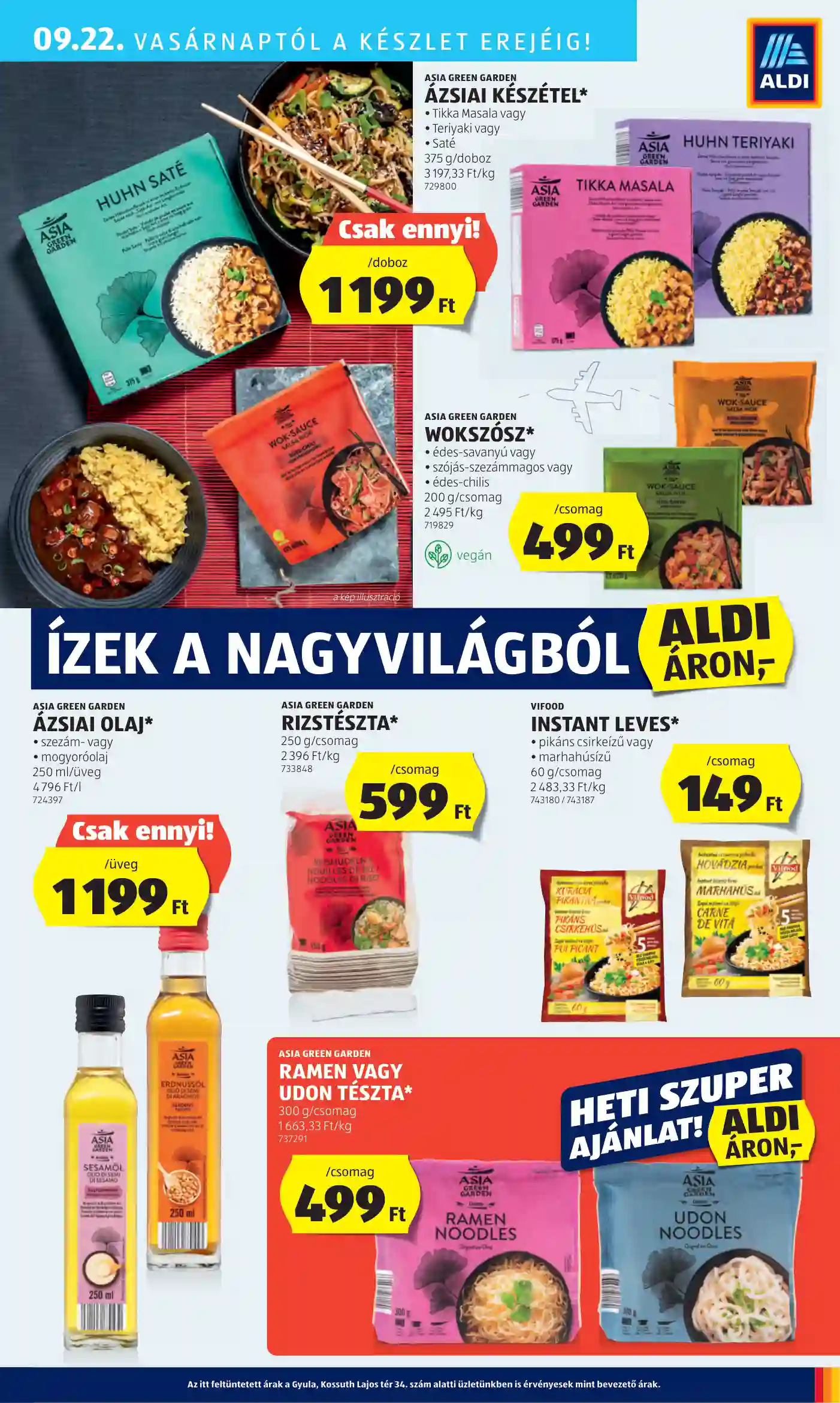 Aldi akciós újság 38. hét (22 oldal)