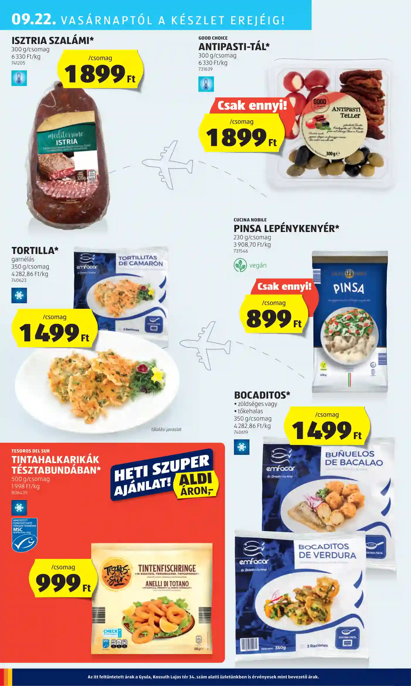 Aldi akciós újság 38. hét (23 oldal)