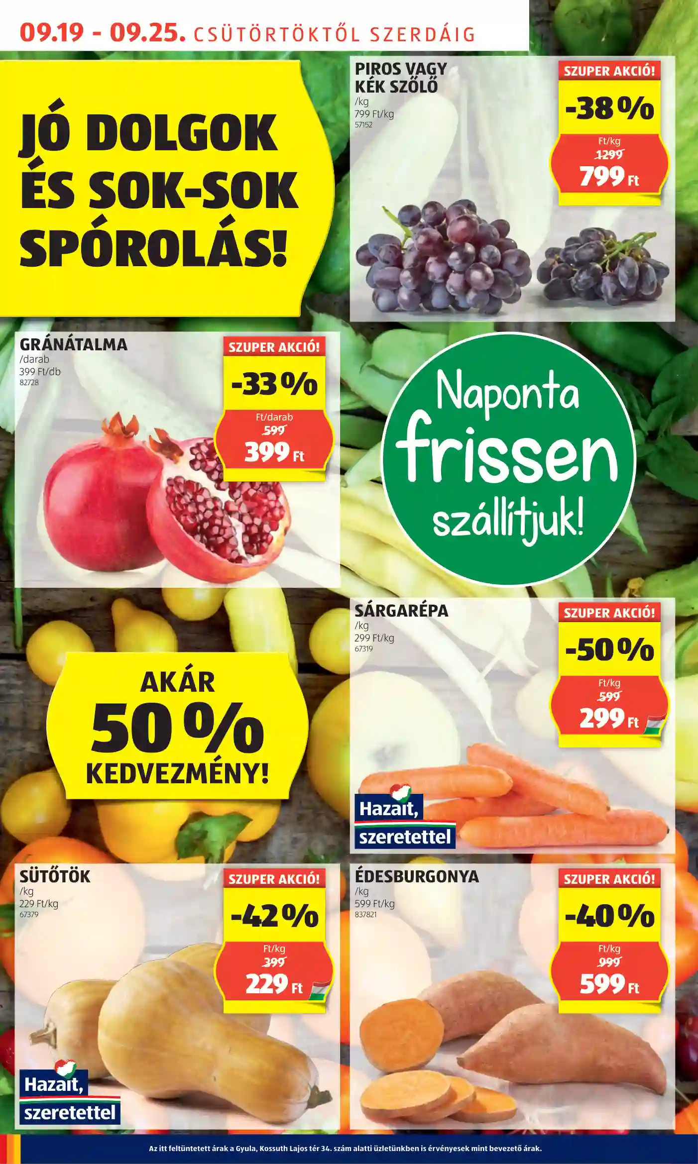 Aldi akciós újság 38. hét (24 oldal)