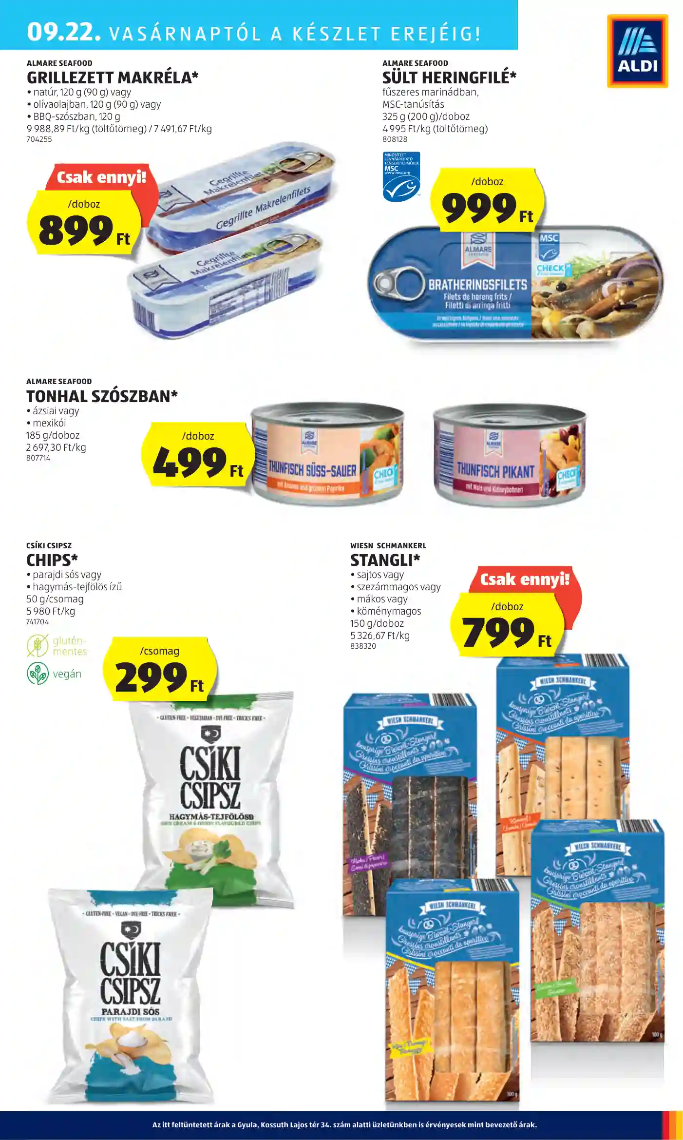 Aldi akciós újság 38. hét (29 oldal)