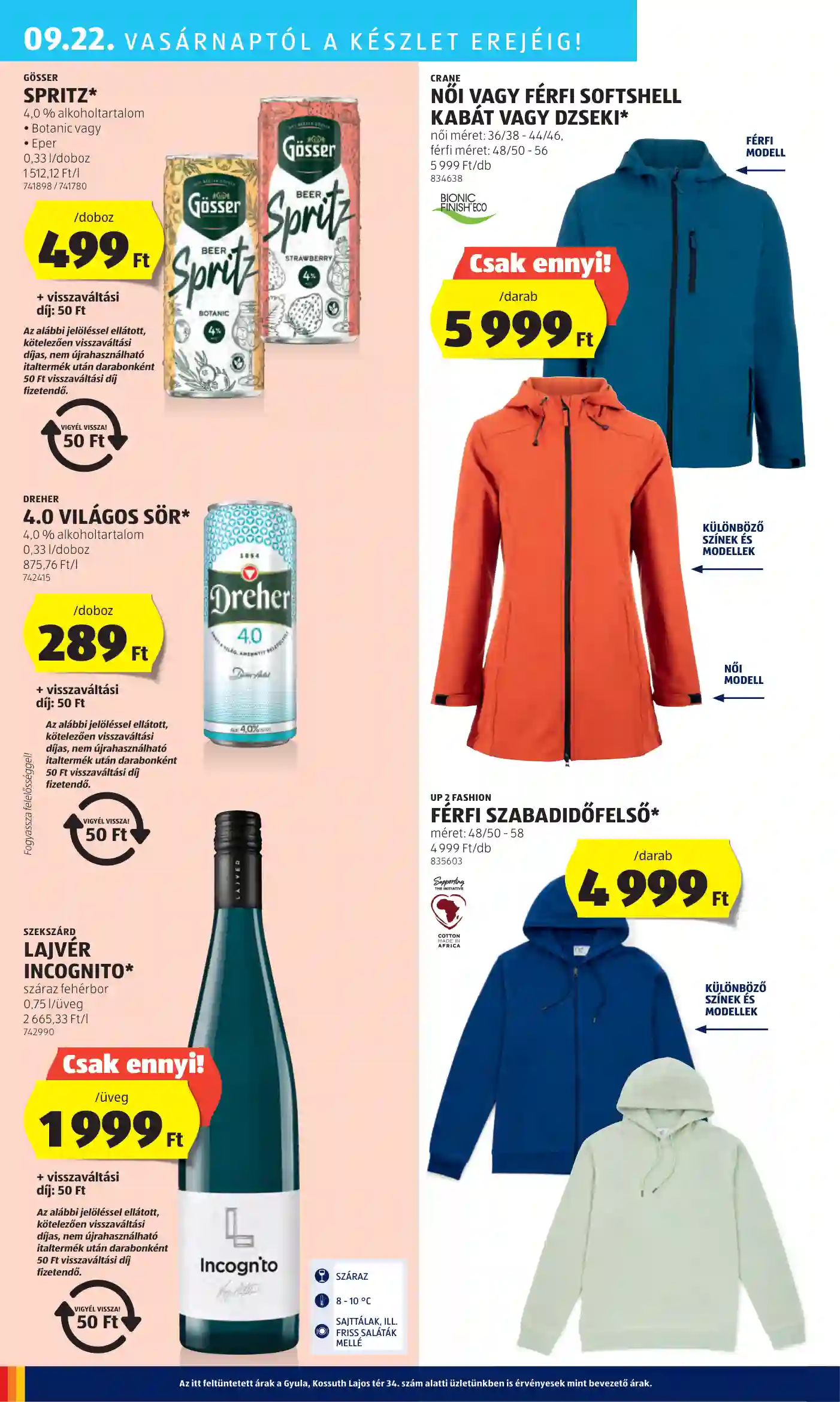 Aldi akciós újság 38. hét (30 oldal)