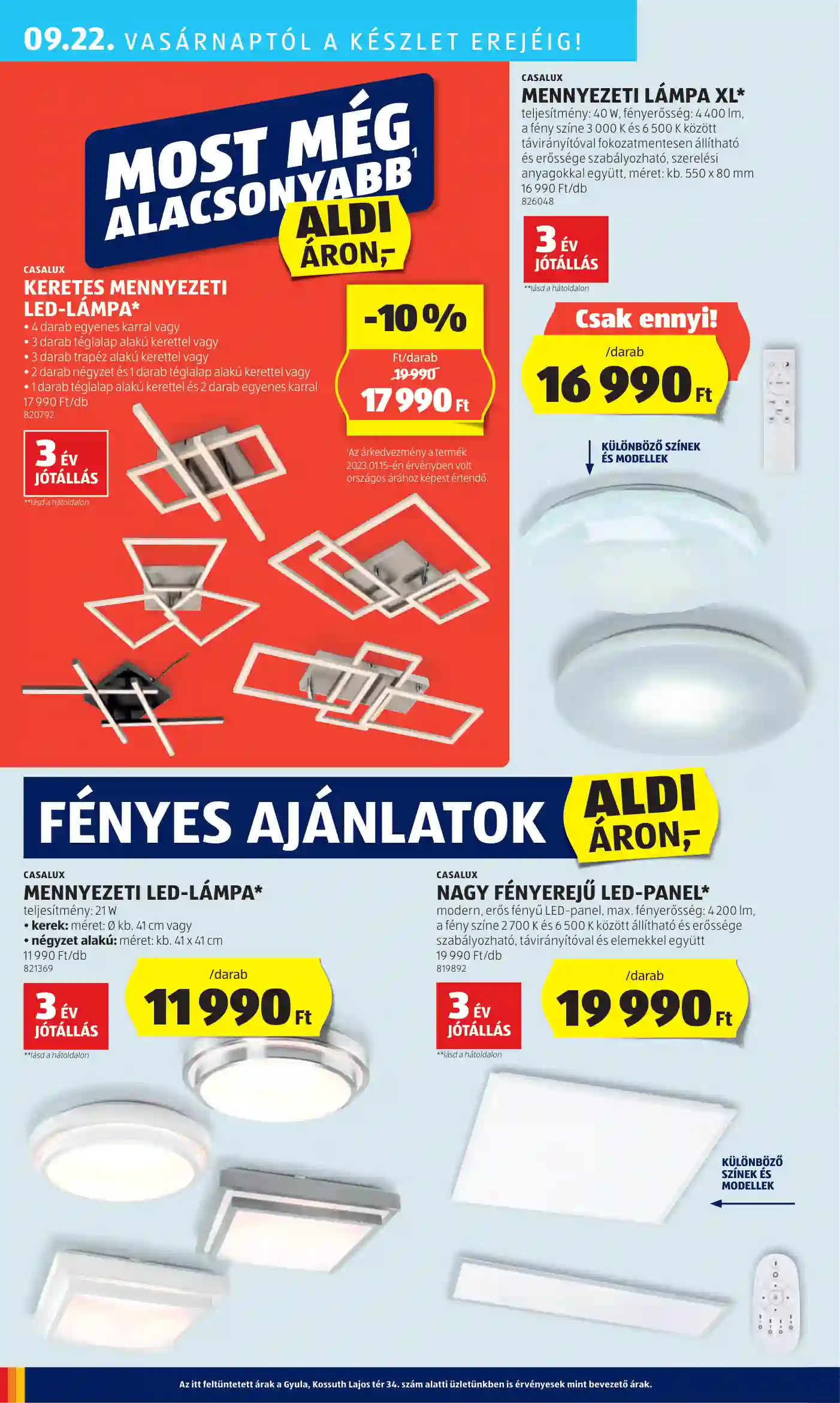Aldi akciós újság 38. hét (34 oldal)