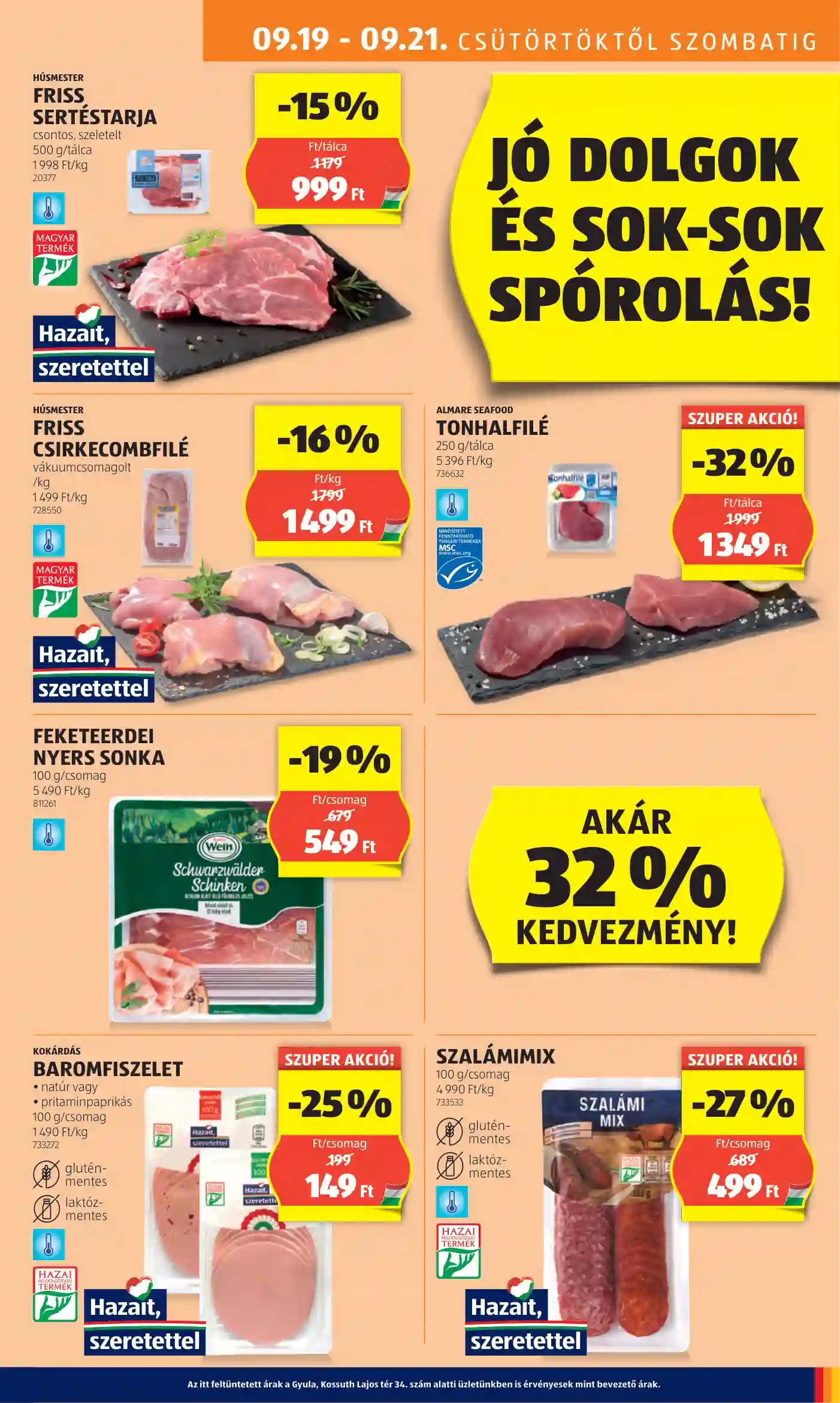 Aldi akciós újság 38. hét (46 oldal)