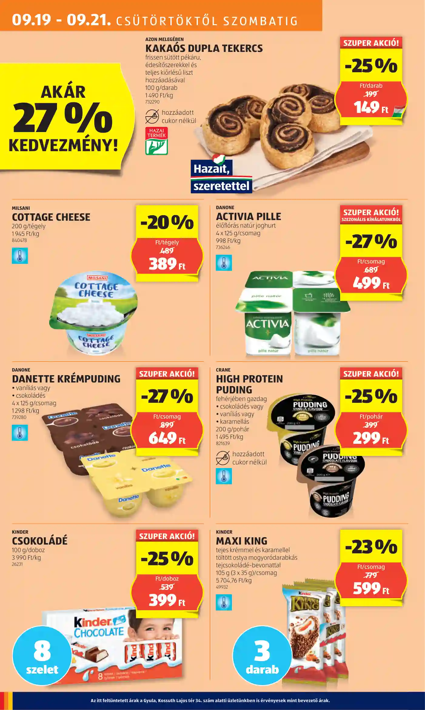 Aldi akciós újság 38. hét (47 oldal)