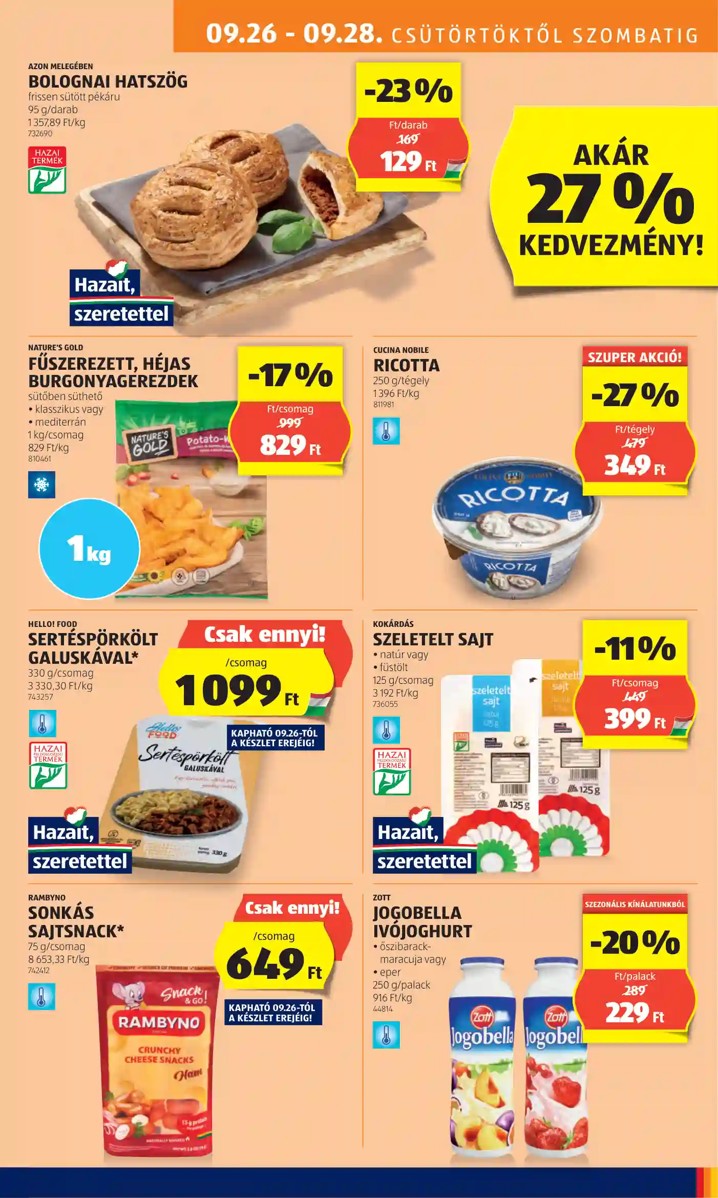 Aldi akciós újság 39. hét (3 oldal)