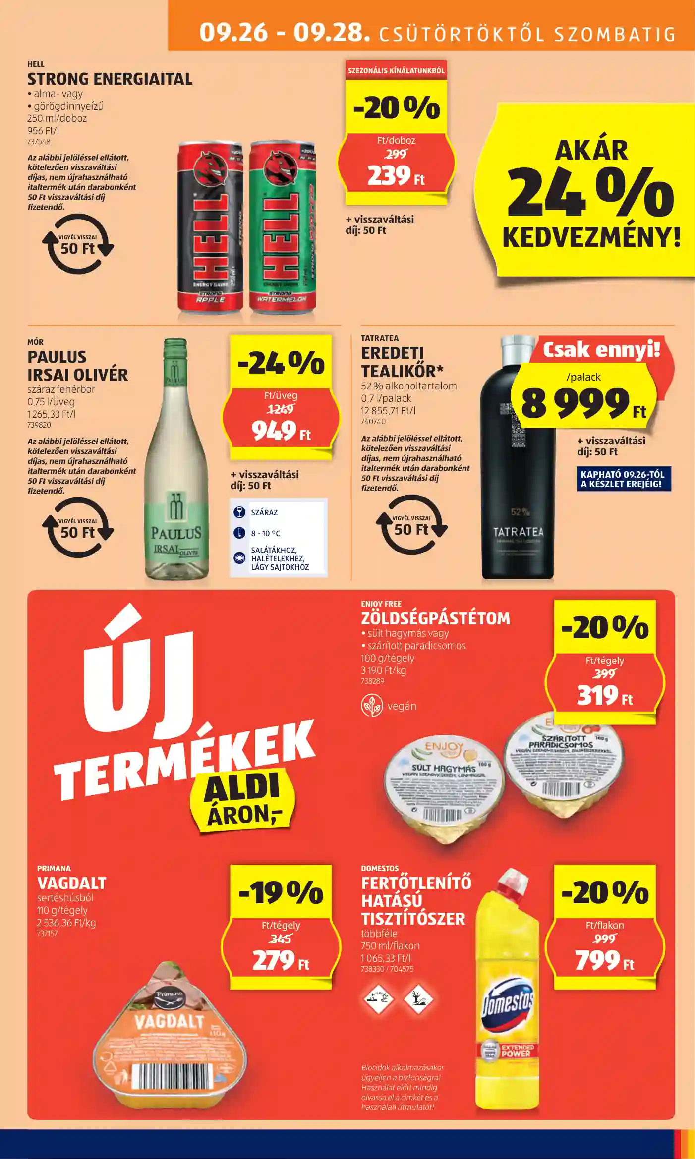 Aldi akciós újság 39. hét (5 oldal)