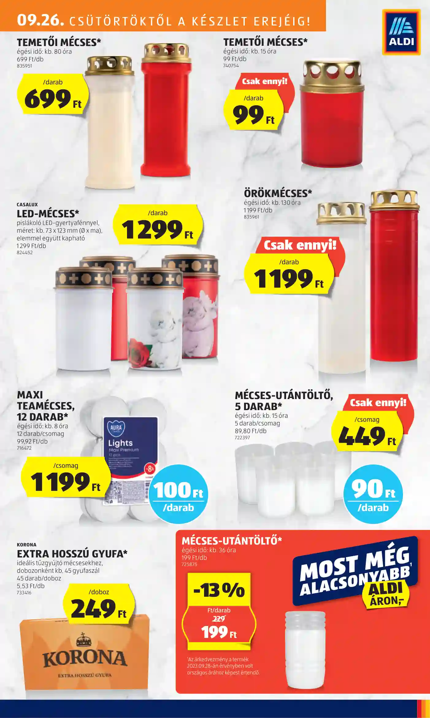 Aldi akciós újság 39. hét (16 oldal)