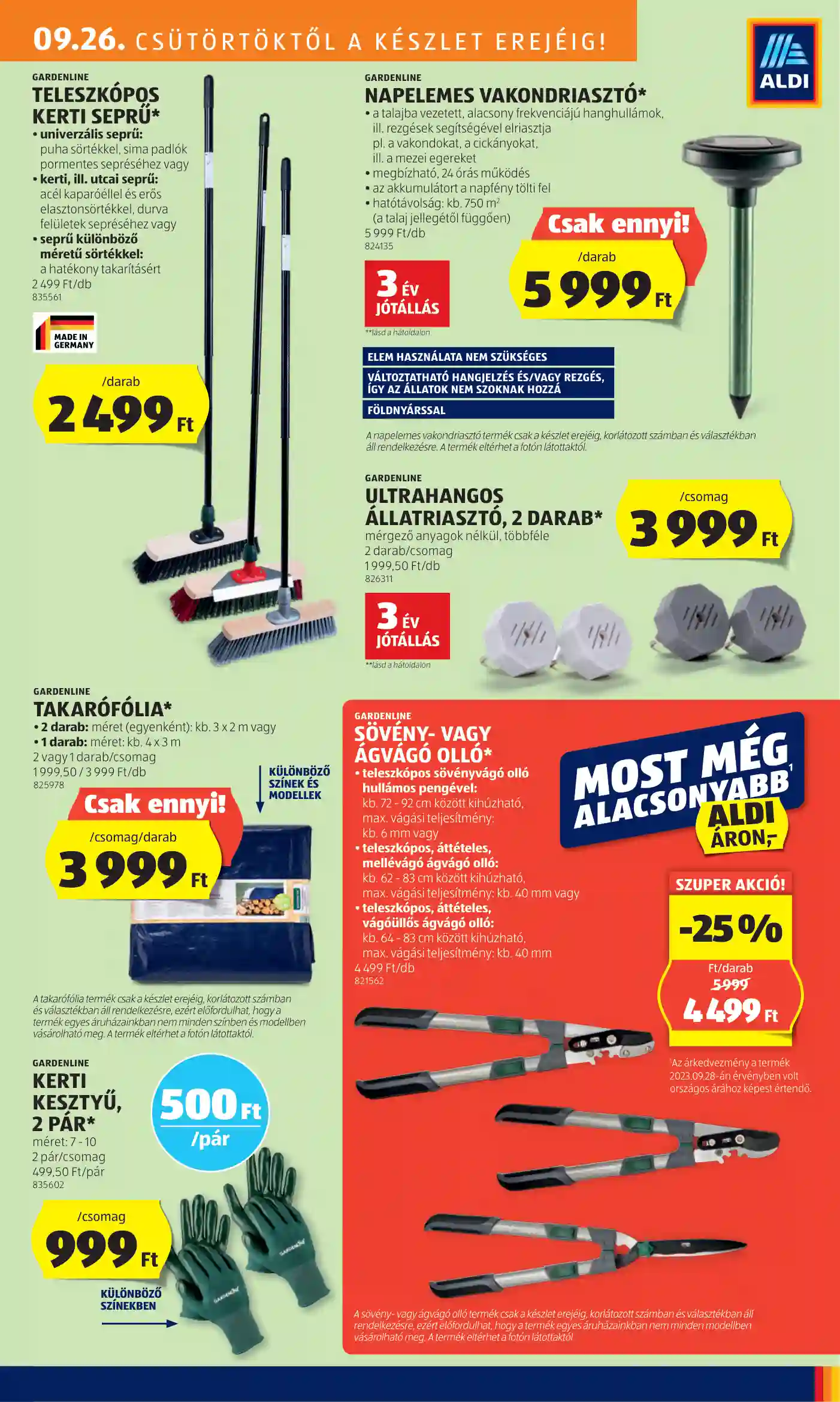 Aldi akciós újság 39. hét (18 oldal)