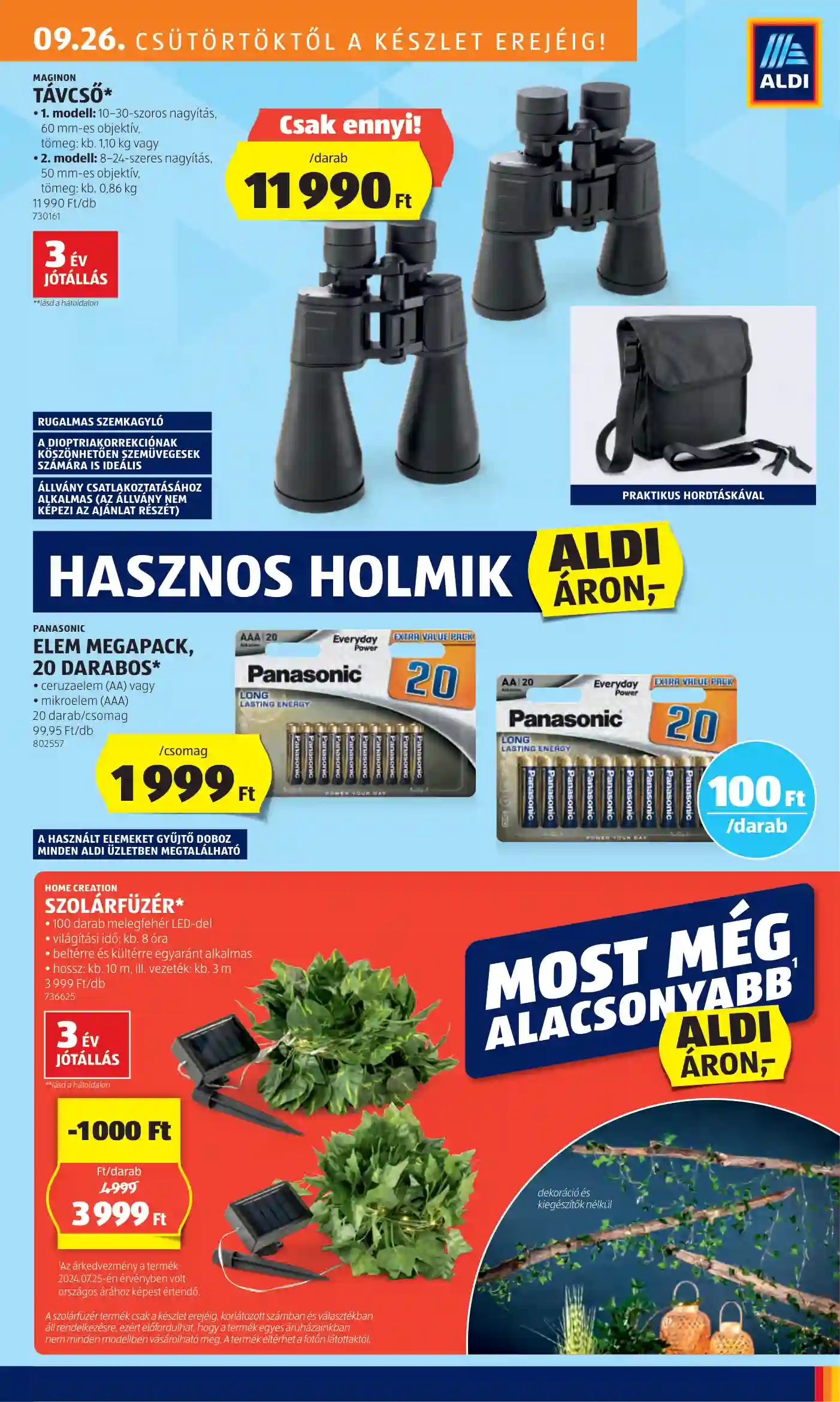 Aldi akciós újság 39. hét (20 oldal)