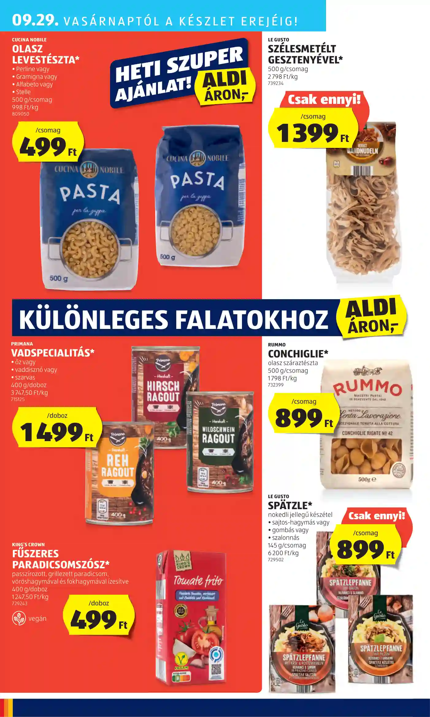 Aldi akciós újság 39. hét (28 oldal)