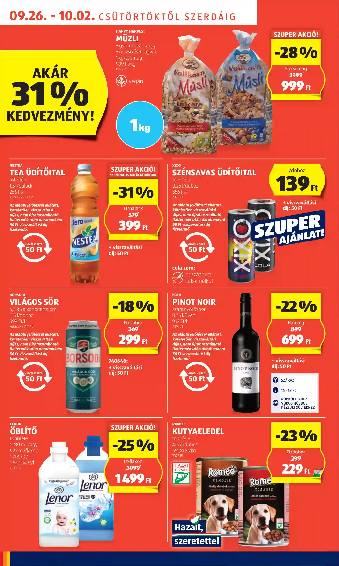 Aldi akciós újság 39. hét (46 oldal)