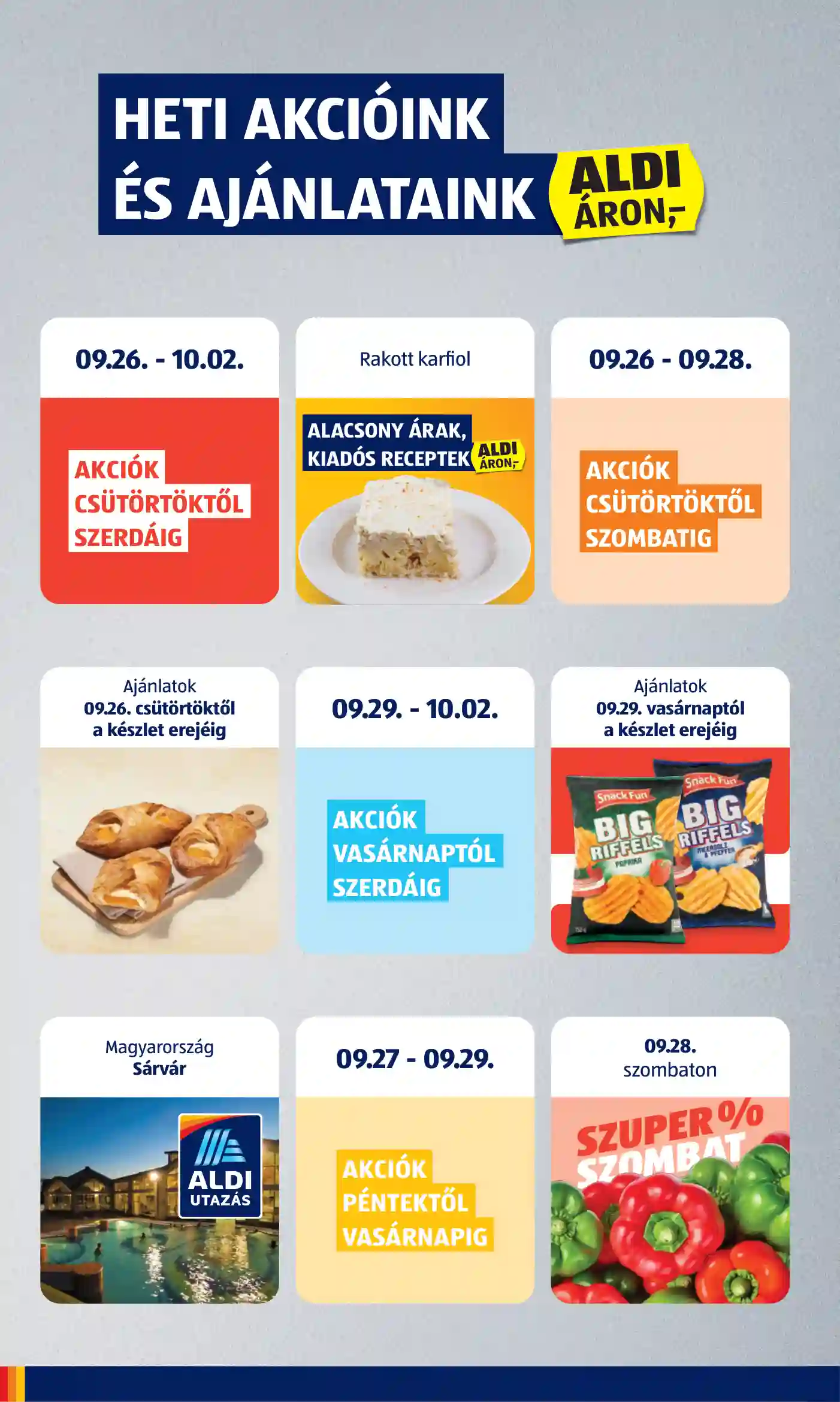 Aldi akciós újság 39. hét (2 oldal)