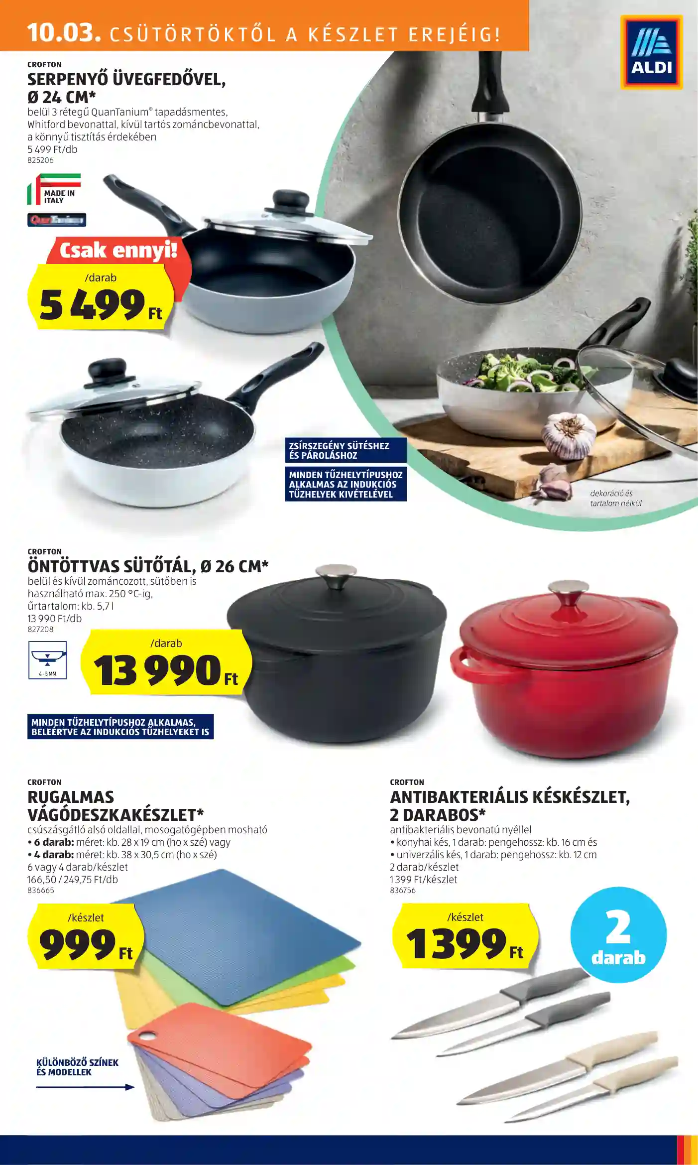 Aldi akciós újság 40. hét (11 oldal)