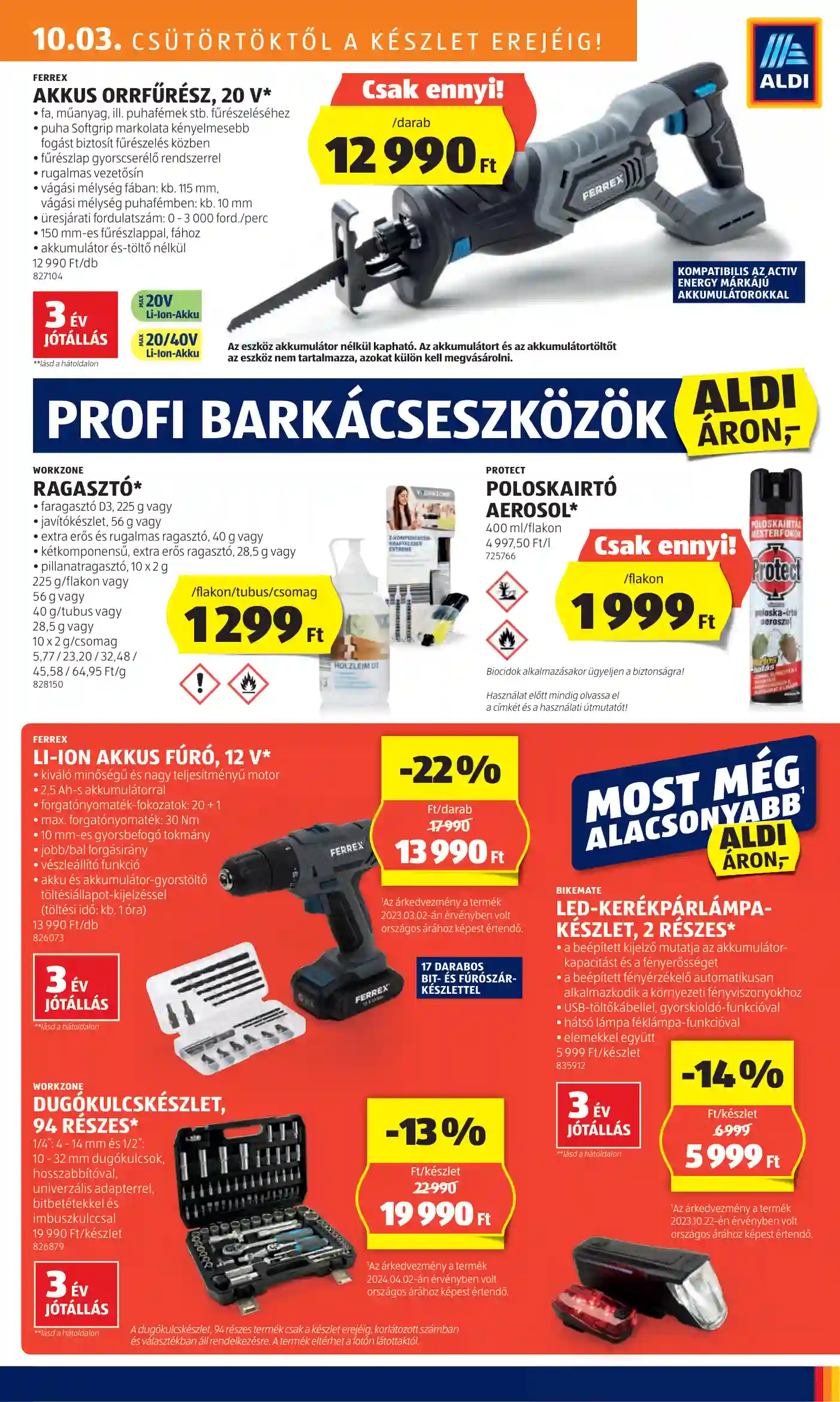 Aldi akciós újság 40. hét (18 oldal)