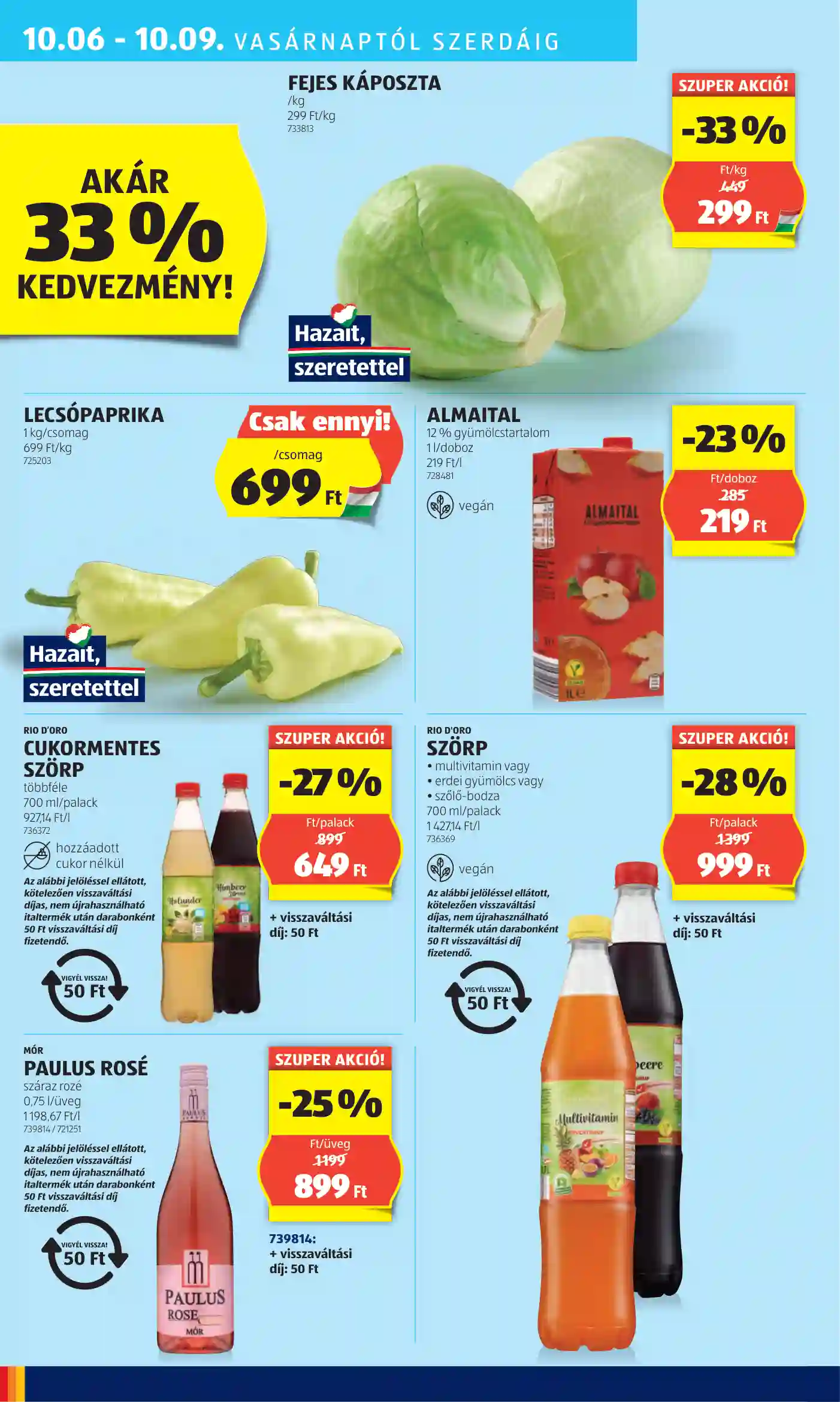 Aldi akciós újság 40. hét (23 oldal)