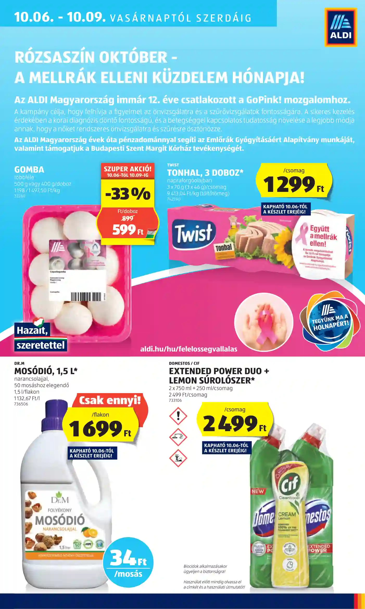 Aldi akciós újság 40. hét (29 oldal)