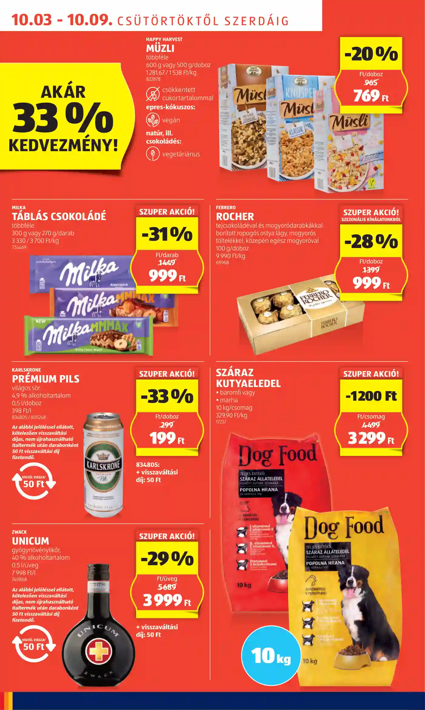 Aldi akciós újság 40. hét (46 oldal)