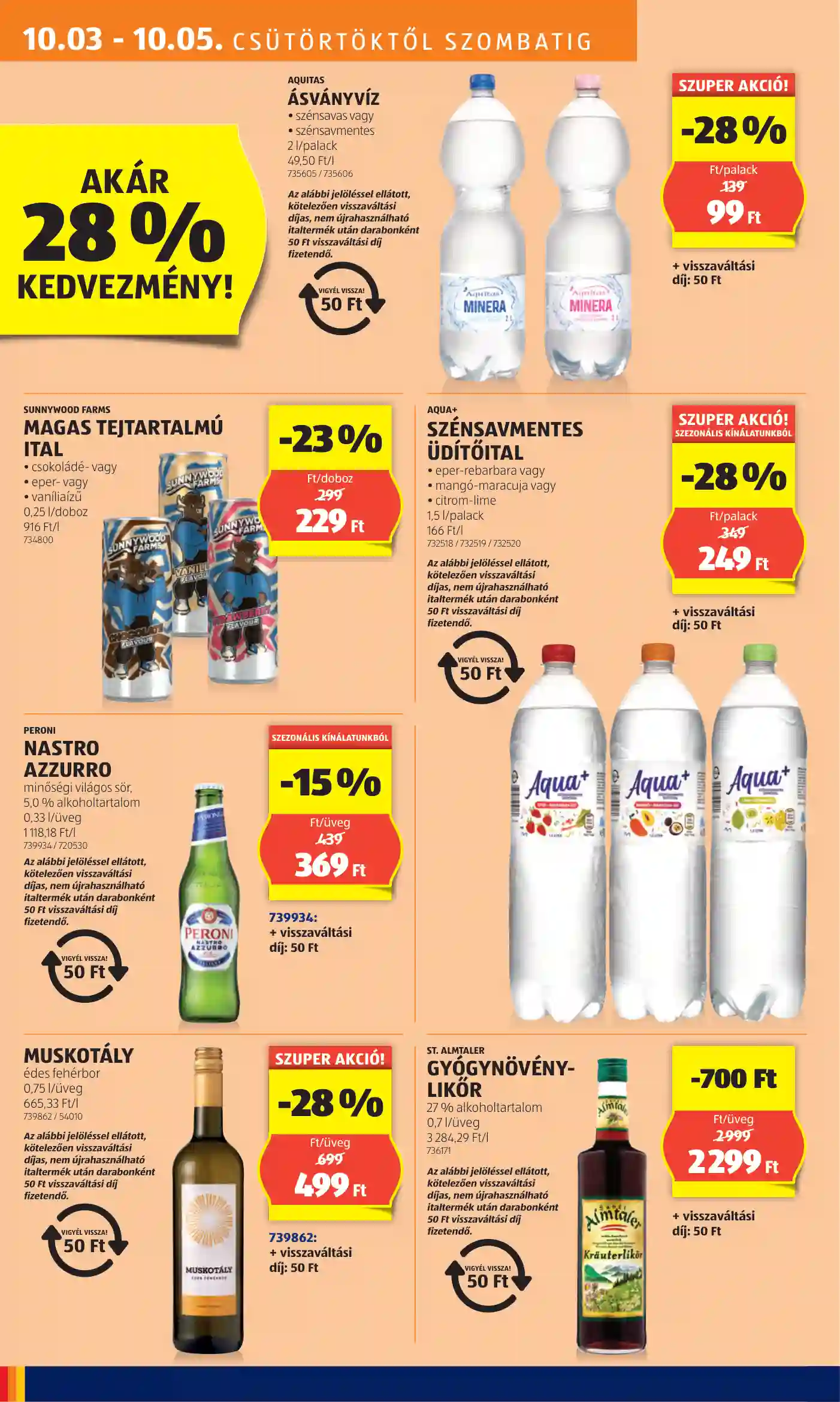 Aldi akciós újság 40. hét (50 oldal)