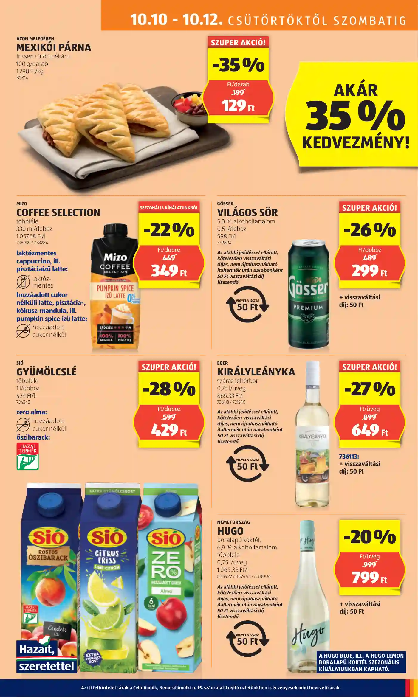 Aldi akciós újság 41. hét (3 oldal)