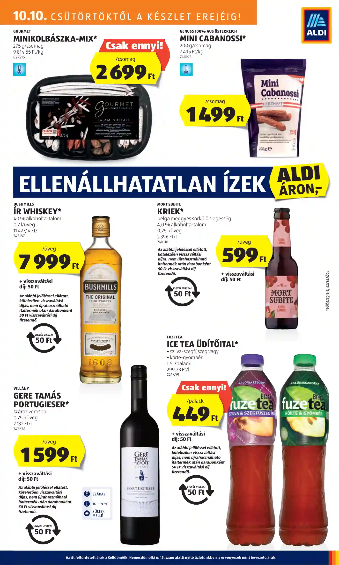 Aldi akciós újság 41. hét (7 oldal)