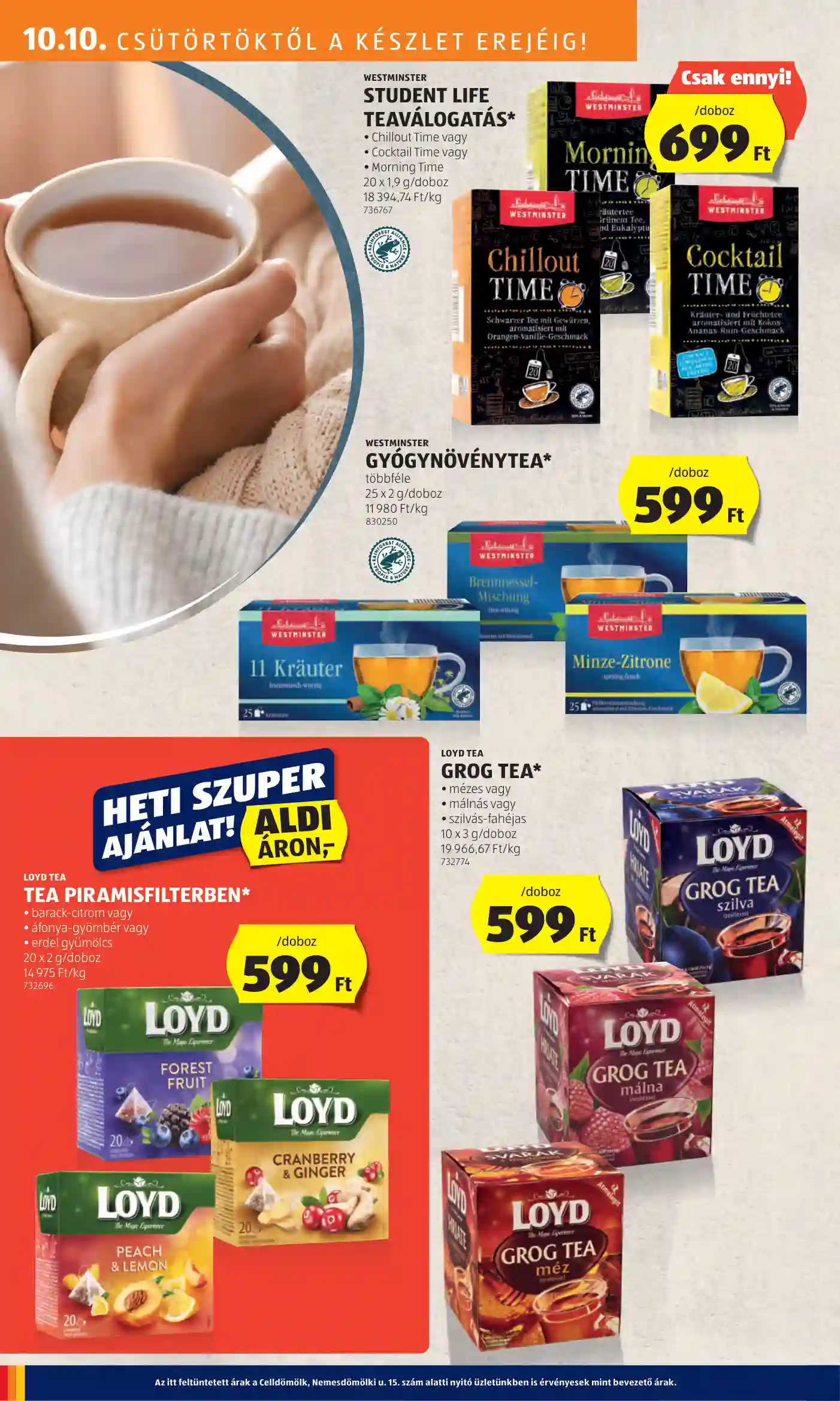 Aldi akciós újság 41. hét (10 oldal)