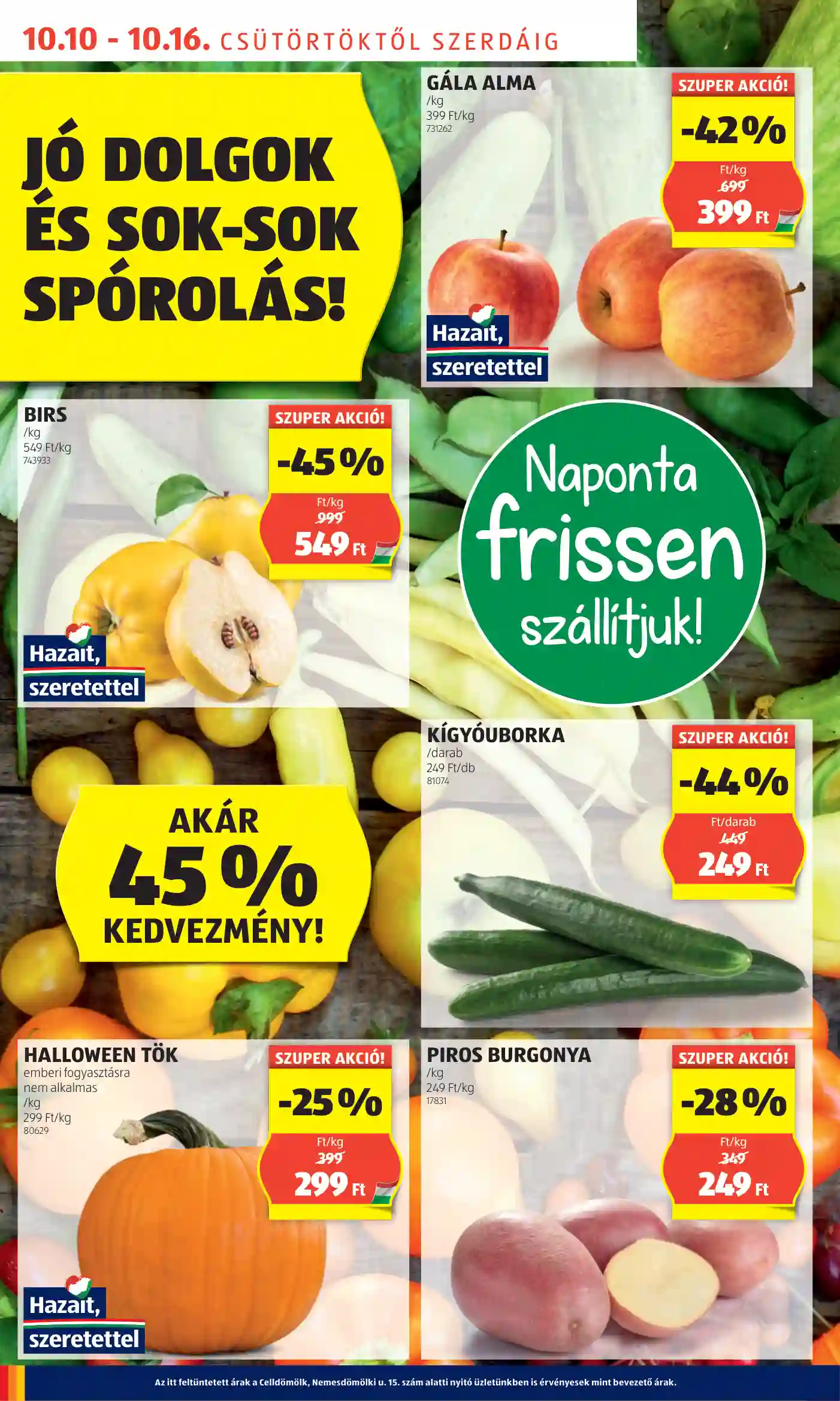 Aldi akciós újság 41. hét (24 oldal)
