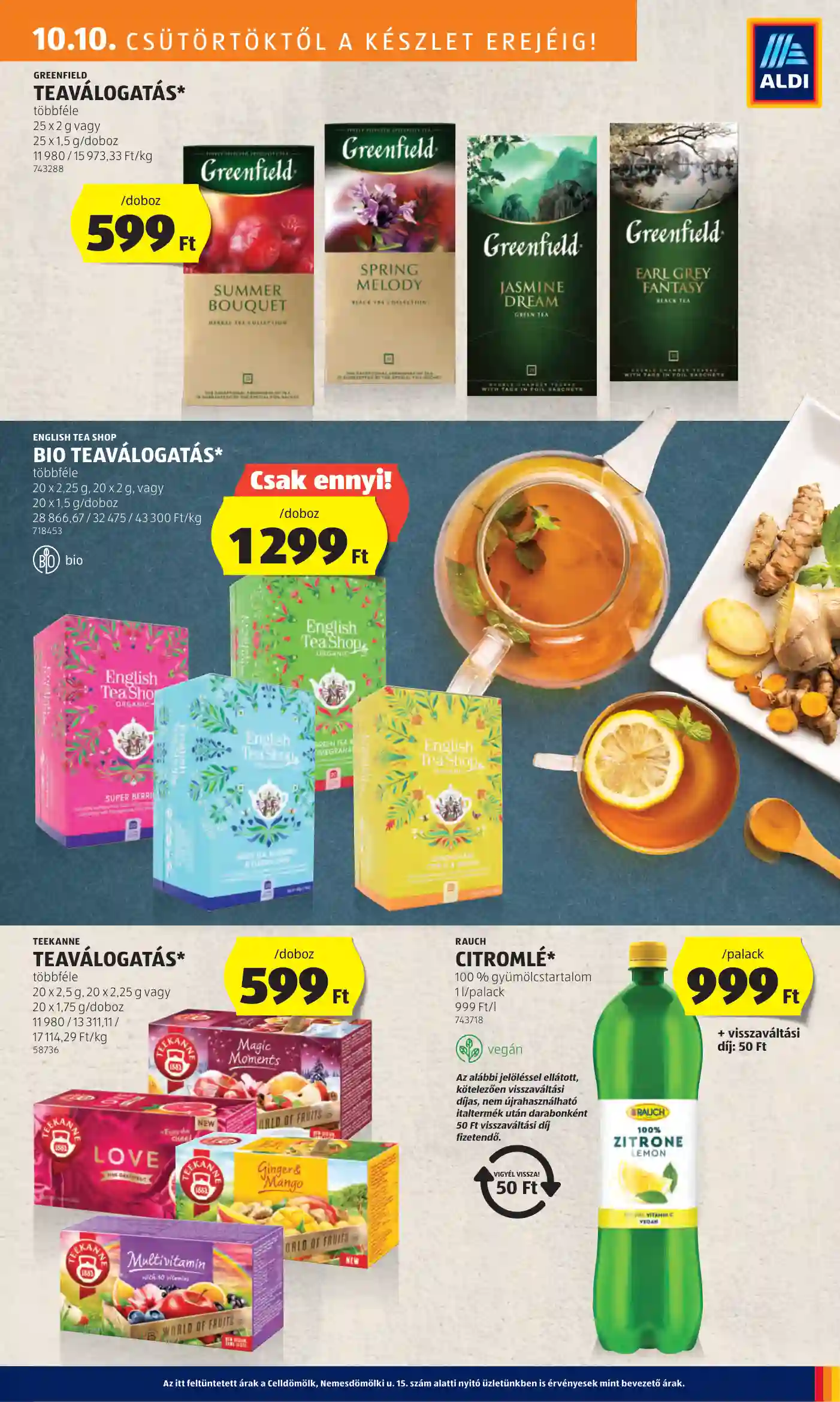 Aldi akciós újság 41. hét (11 oldal)
