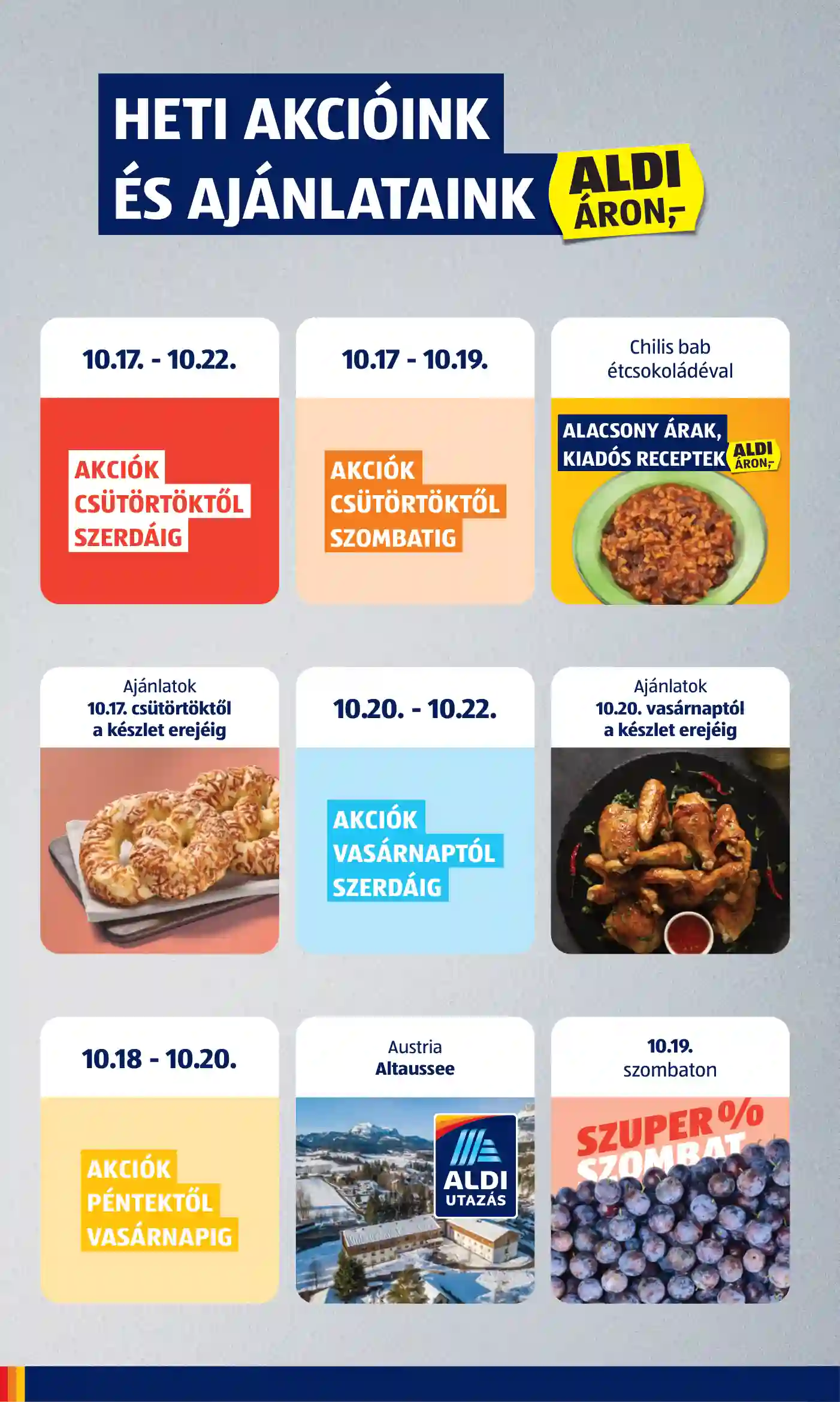 Aldi akciós újság 42. hét (2 oldal)