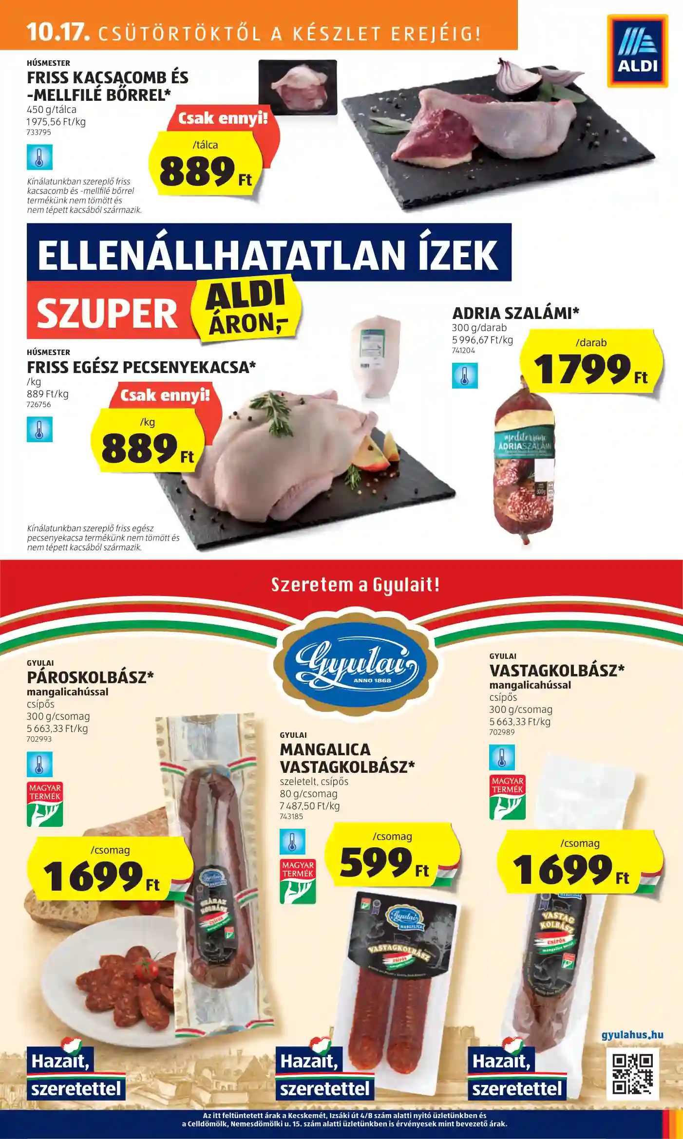 Aldi akciós újság 42. hét (7 oldal)