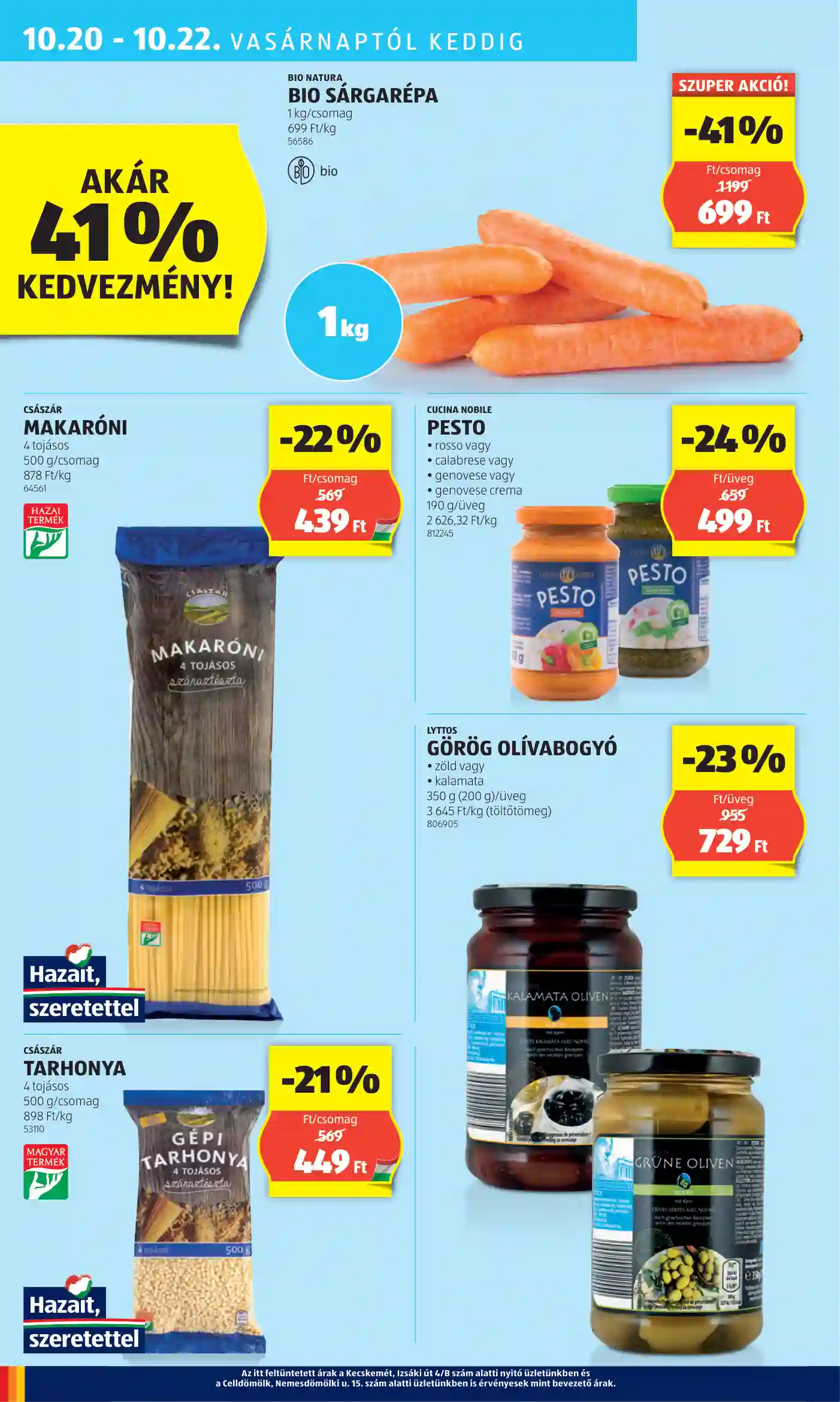 Aldi akciós újság 42. hét (28 oldal)