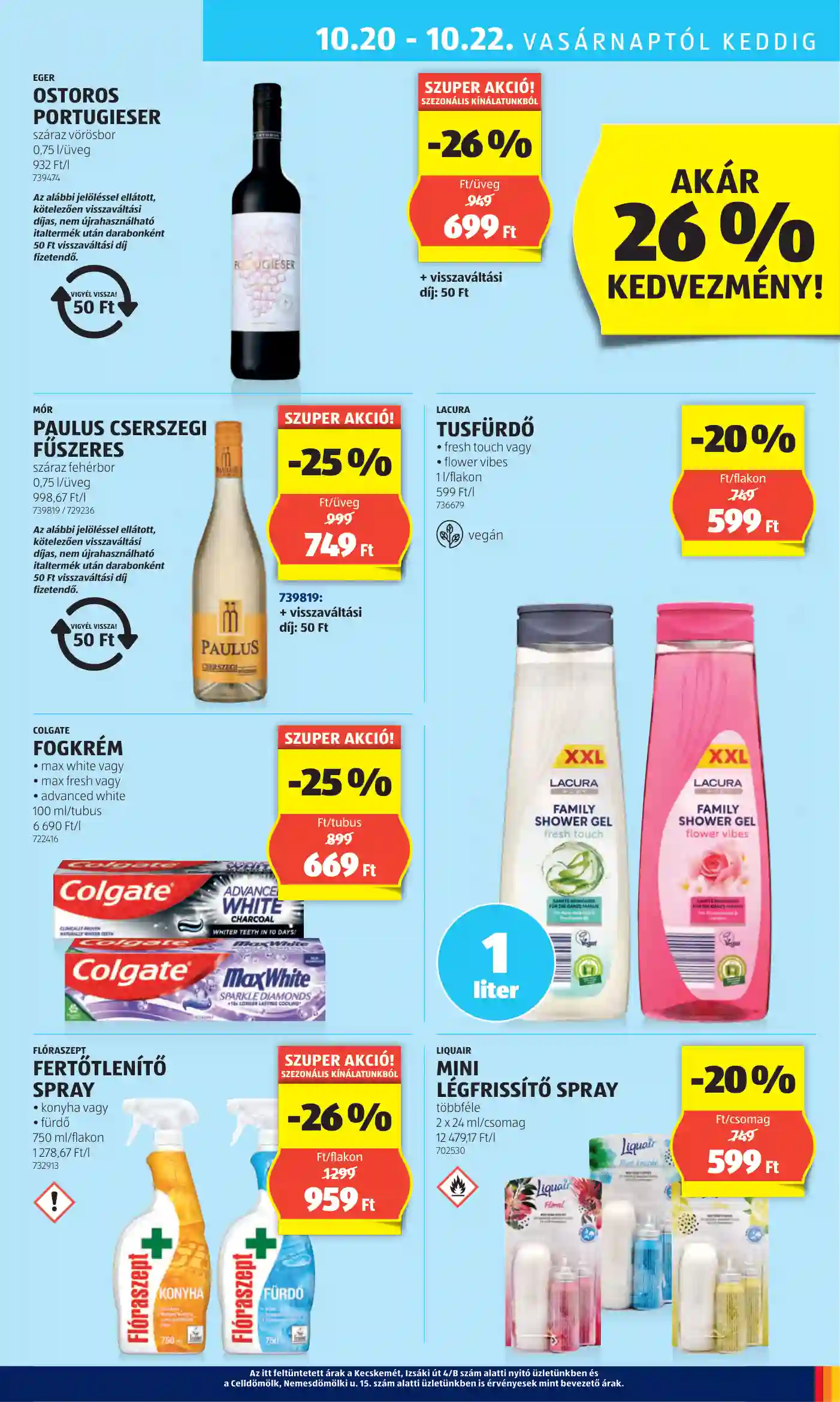 Aldi akciós újság 42. hét (31 oldal)
