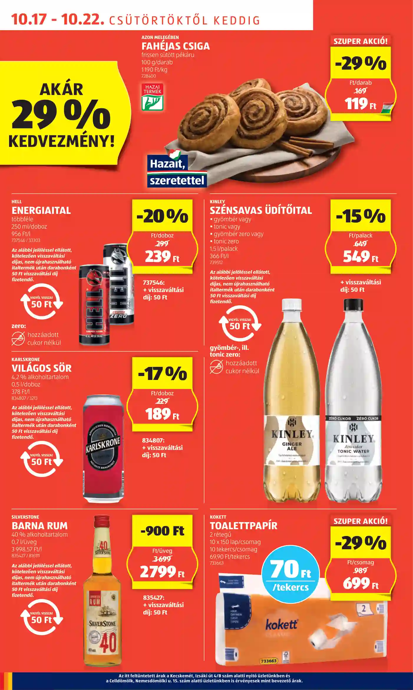 Aldi akciós újság 42. hét (46 oldal)