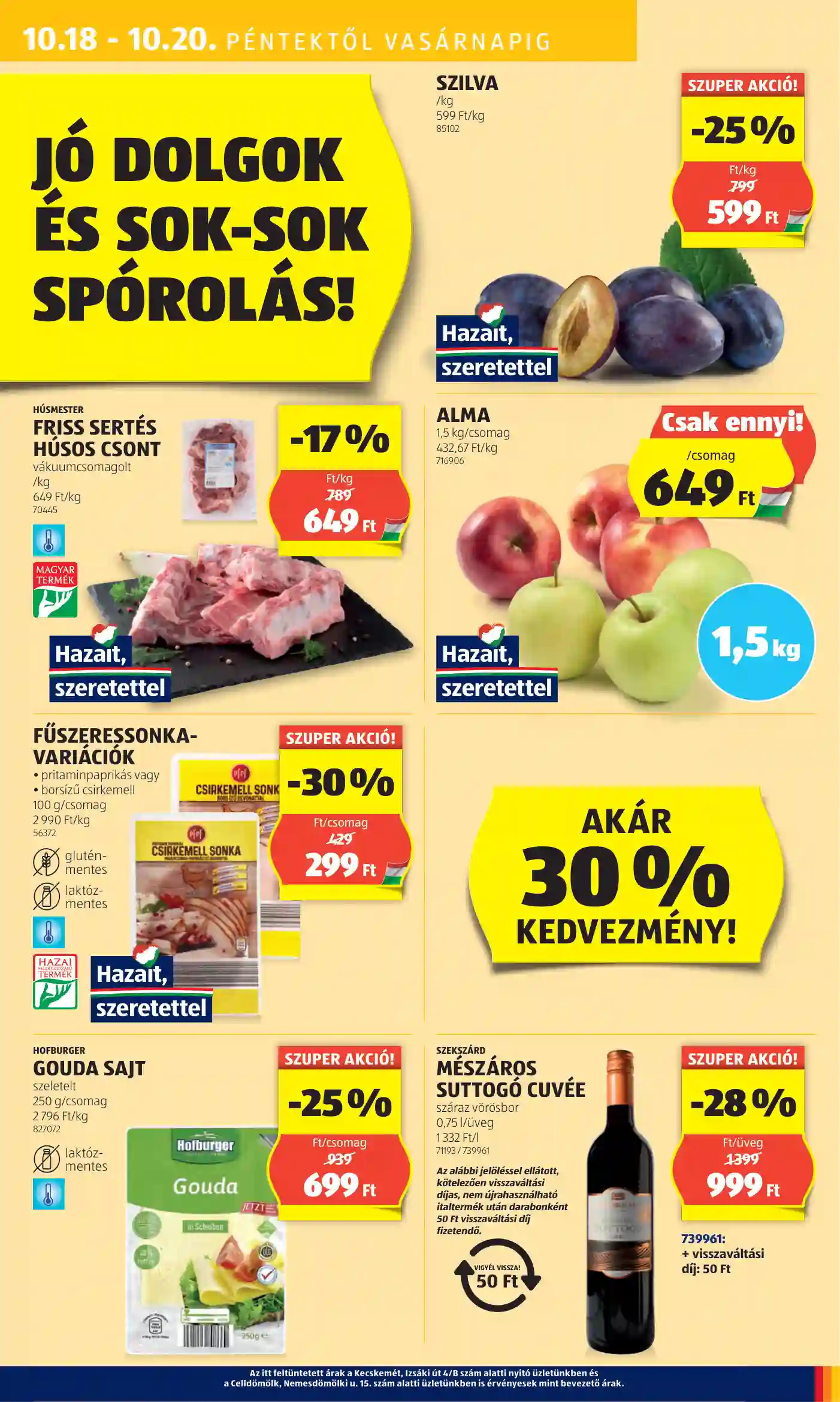 Aldi akciós újság 42. hét (49 oldal)
