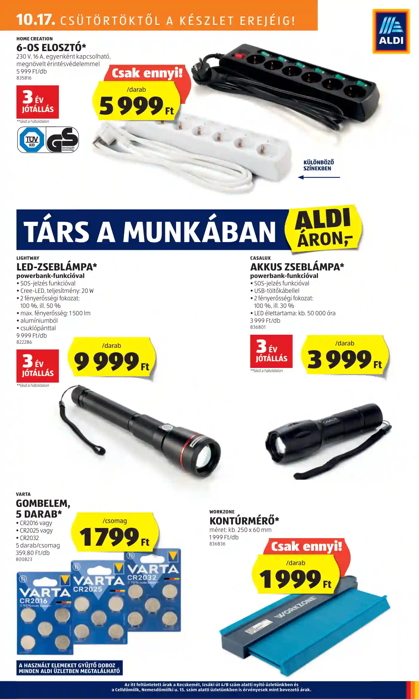 Aldi akciós újság 42. hét (16 oldal)
