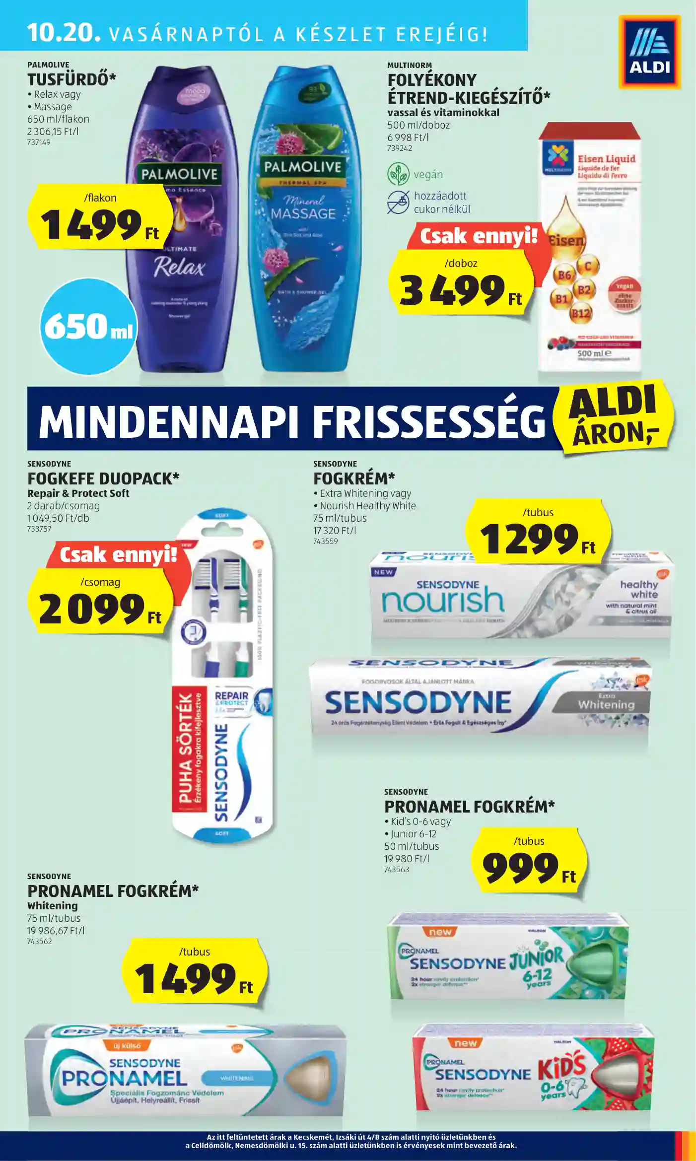 Aldi akciós újság 42. hét (44 oldal)