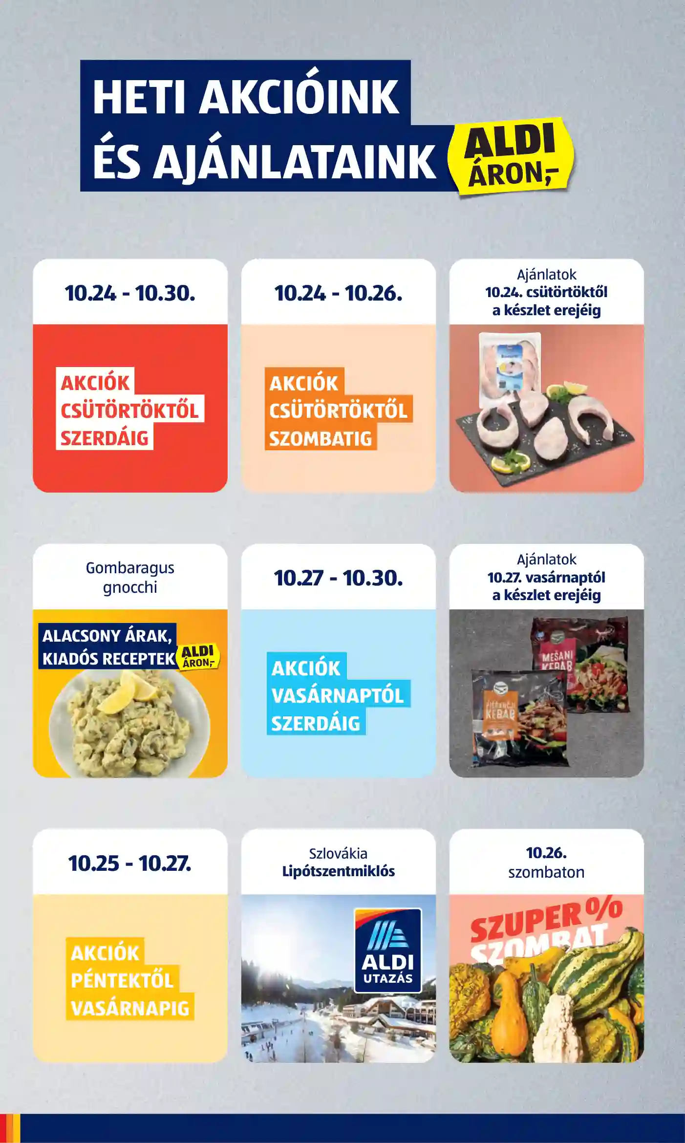 Aldi akciós újság 43. hét (2 oldal)