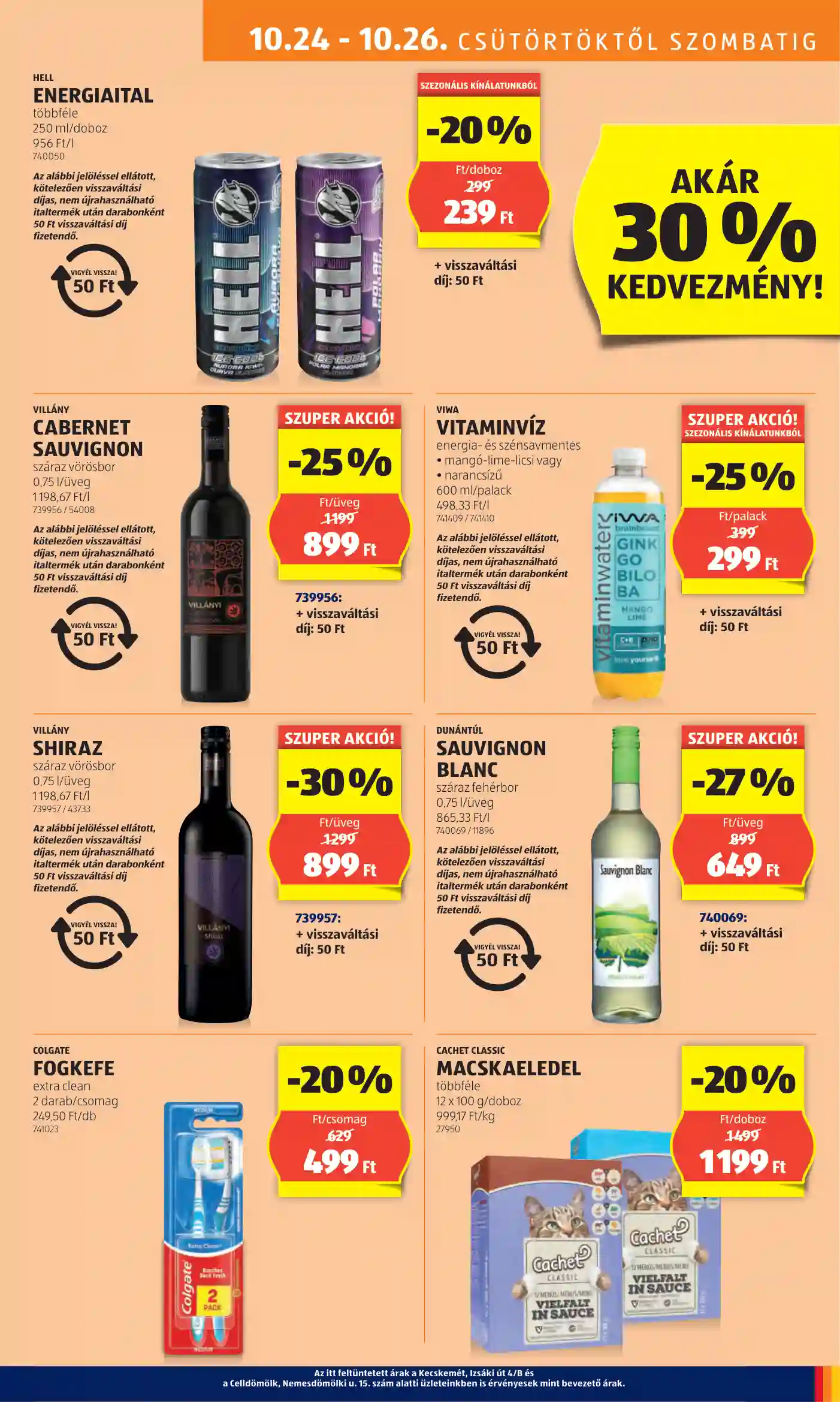 Aldi akciós újság 43. hét (3 oldal)