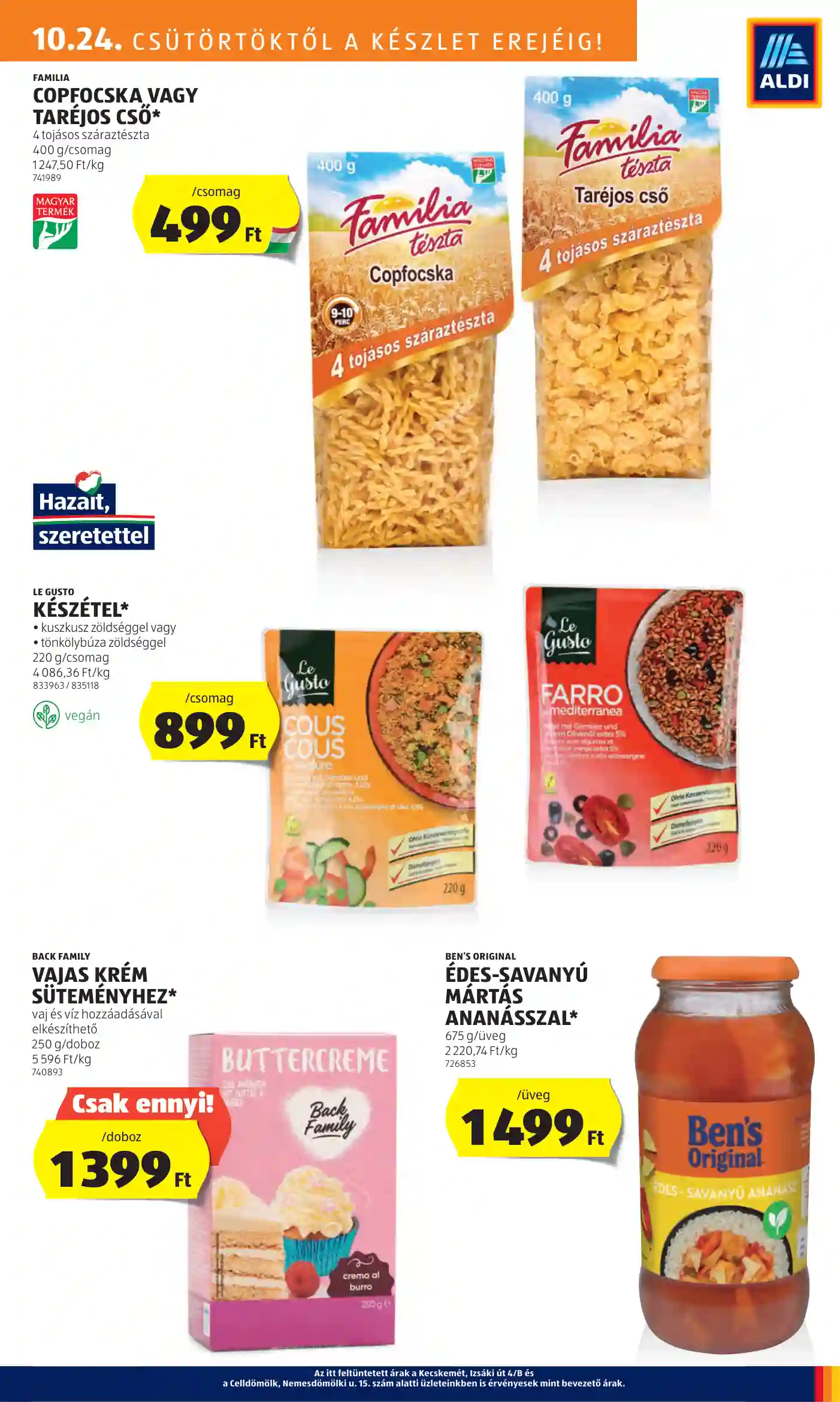 Aldi akciós újság 43. hét (9 oldal)