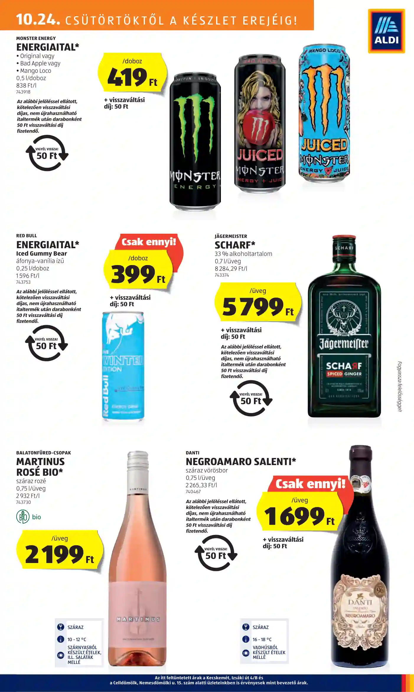 Aldi akciós újság 43. hét (11 oldal)